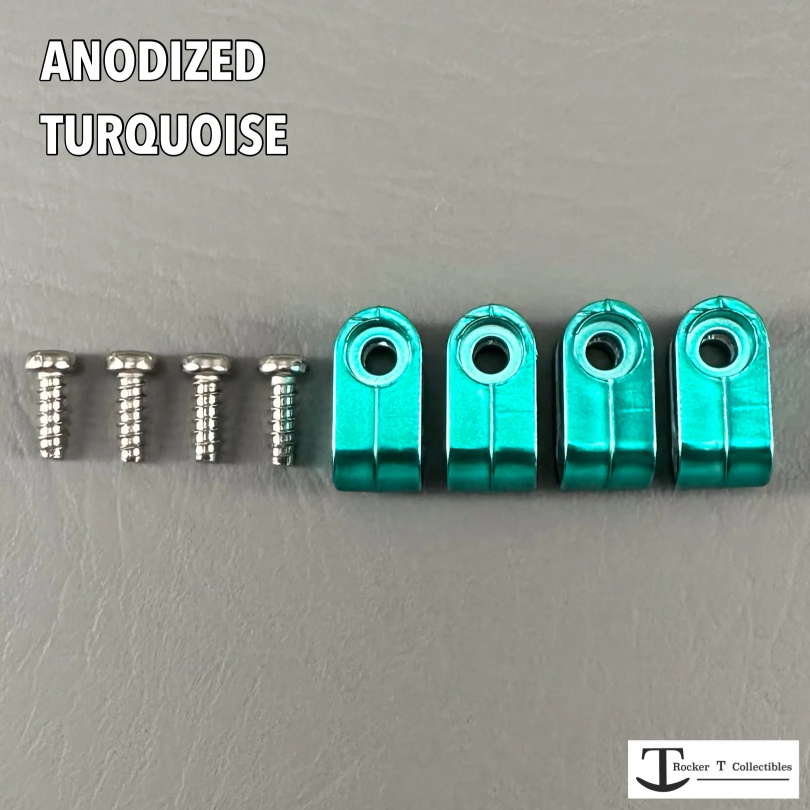 Custom Anodized Acrylic Mini Helmet Facemask Clips - Image 16