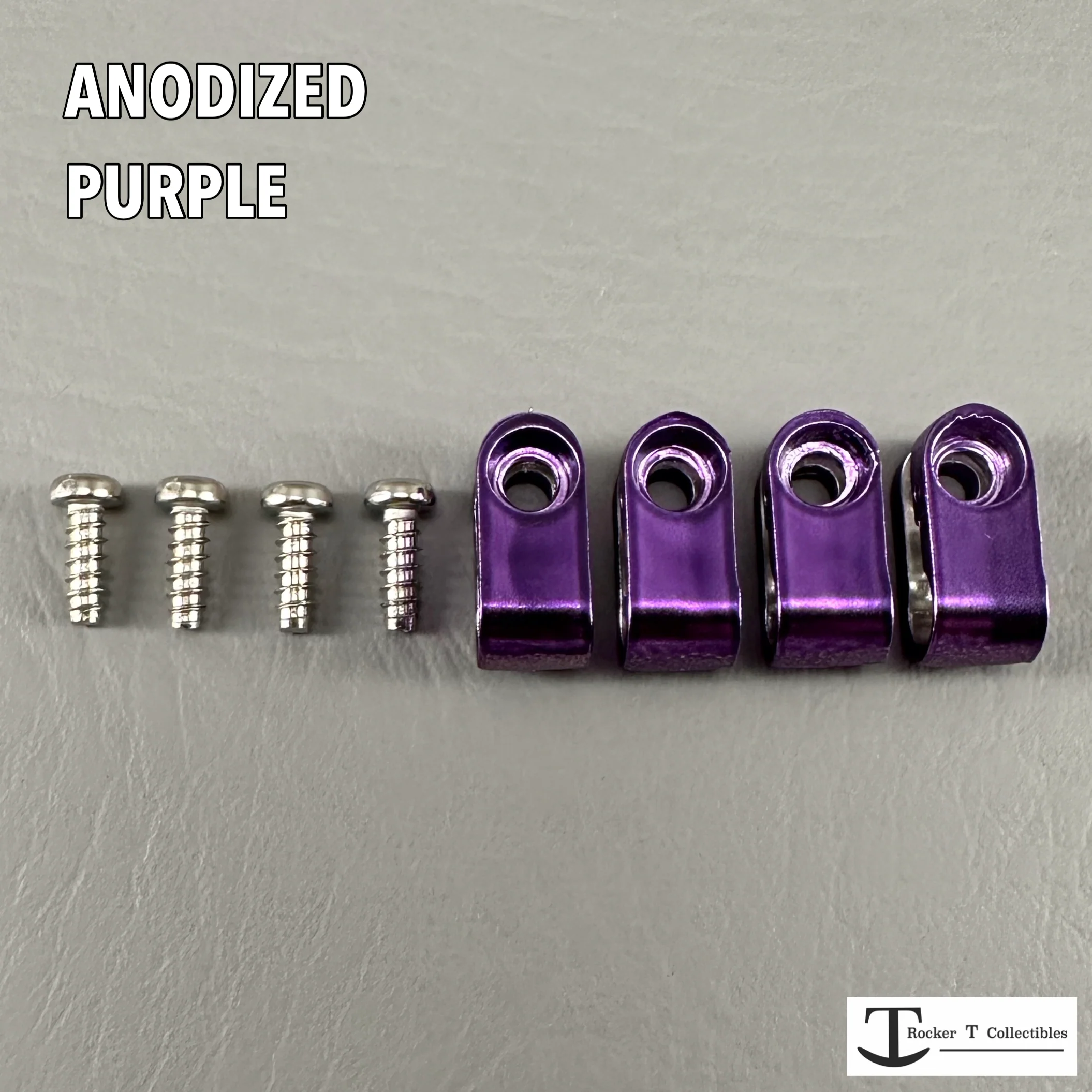 Custom Anodized Acrylic Mini Helmet Facemask Clips - Image 22