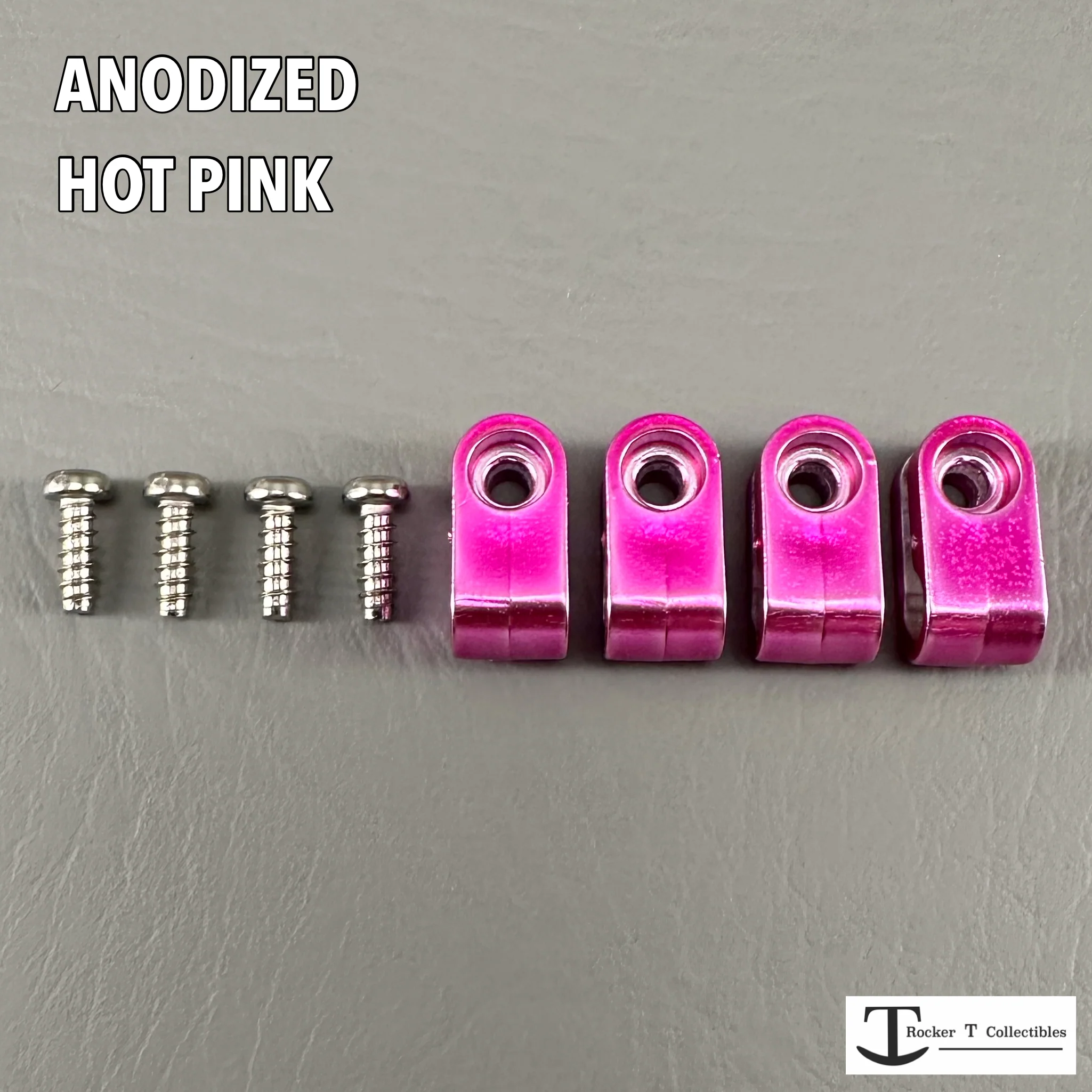 Custom Anodized Acrylic Mini Helmet Facemask Clips - Image 23