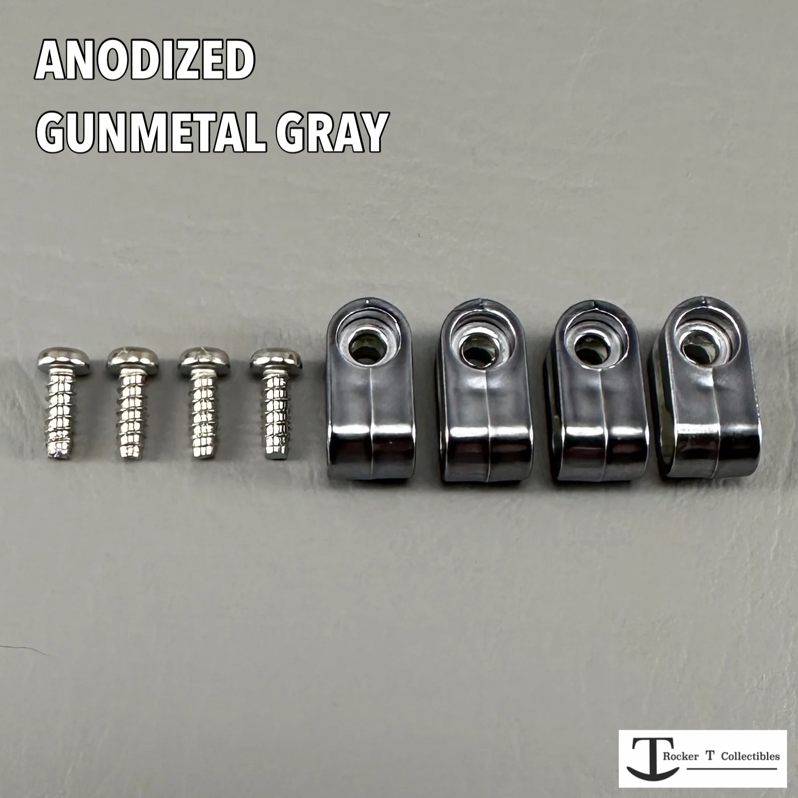 Custom Anodized Acrylic Mini Helmet Facemask Clips - Image 5