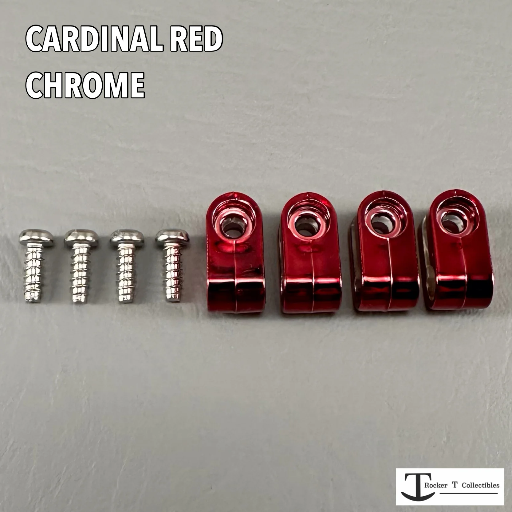 Custom Chrome Acrylic Mini Helmet Facemask Clips - Image 10