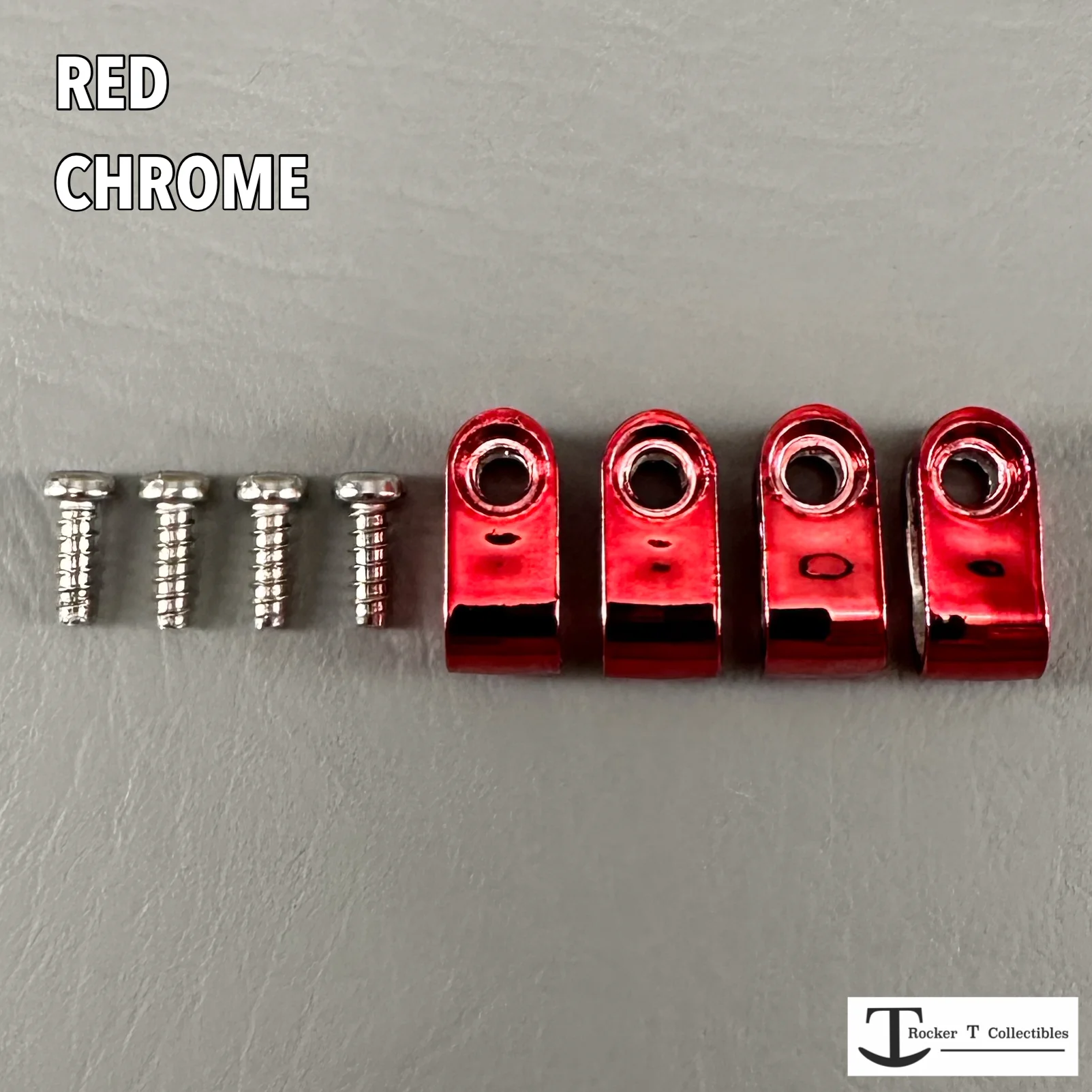 Custom Chrome Acrylic Mini Helmet Facemask Clips - Image 11