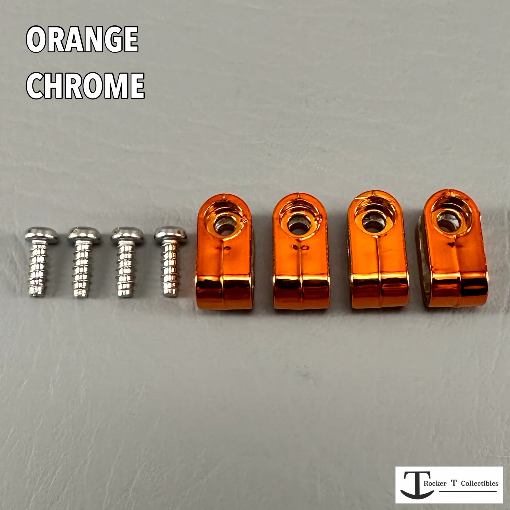 Custom Chrome Acrylic Mini Helmet Facemask Clips - Image 12