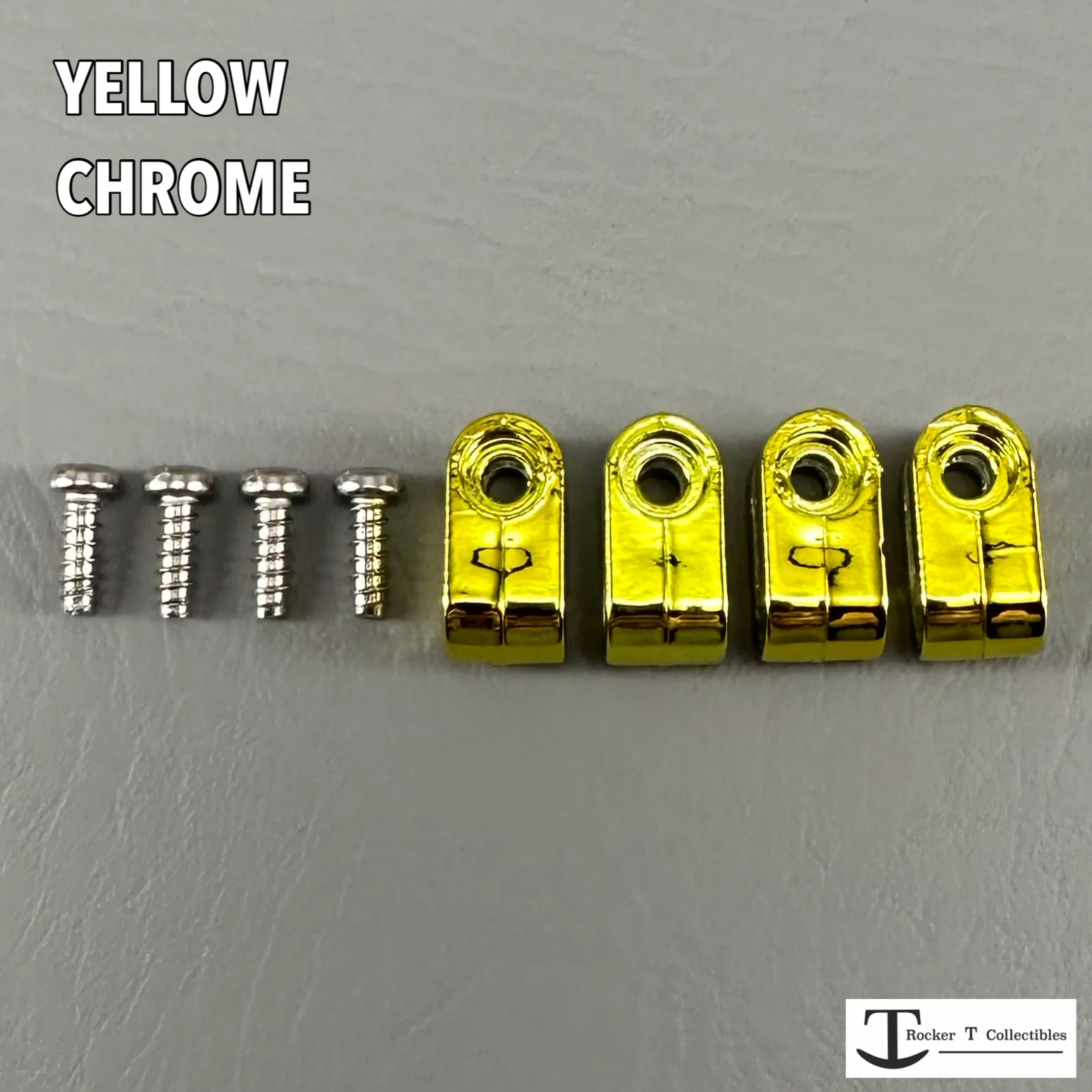 Custom Chrome Acrylic Mini Helmet Facemask Clips - Image 13