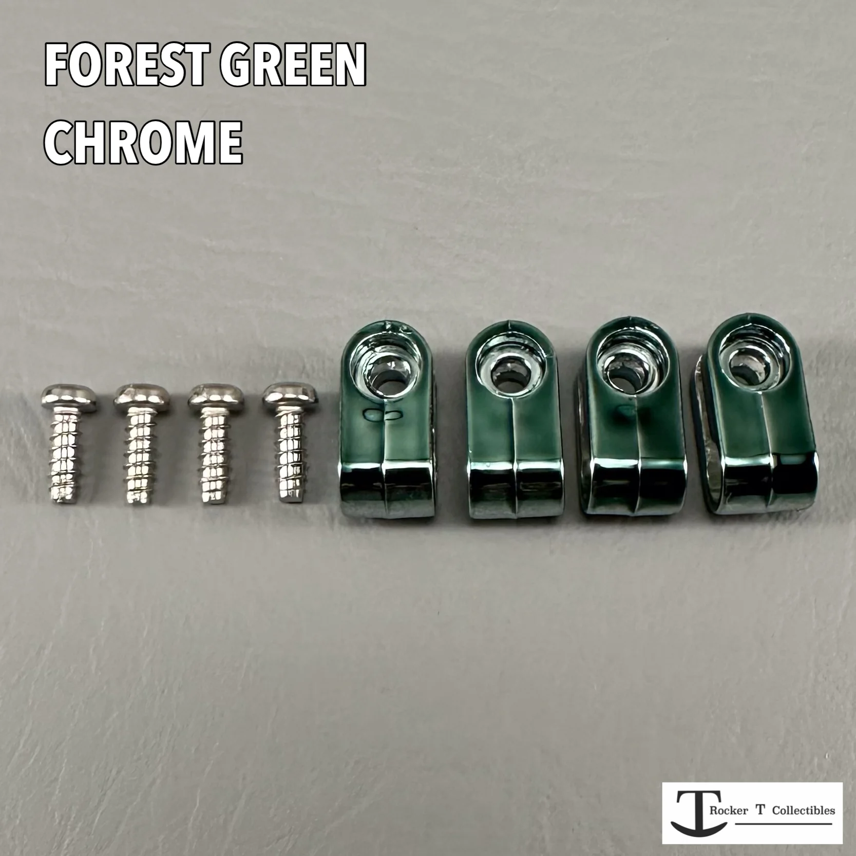 Custom Chrome Acrylic Mini Helmet Facemask Clips - Image 14