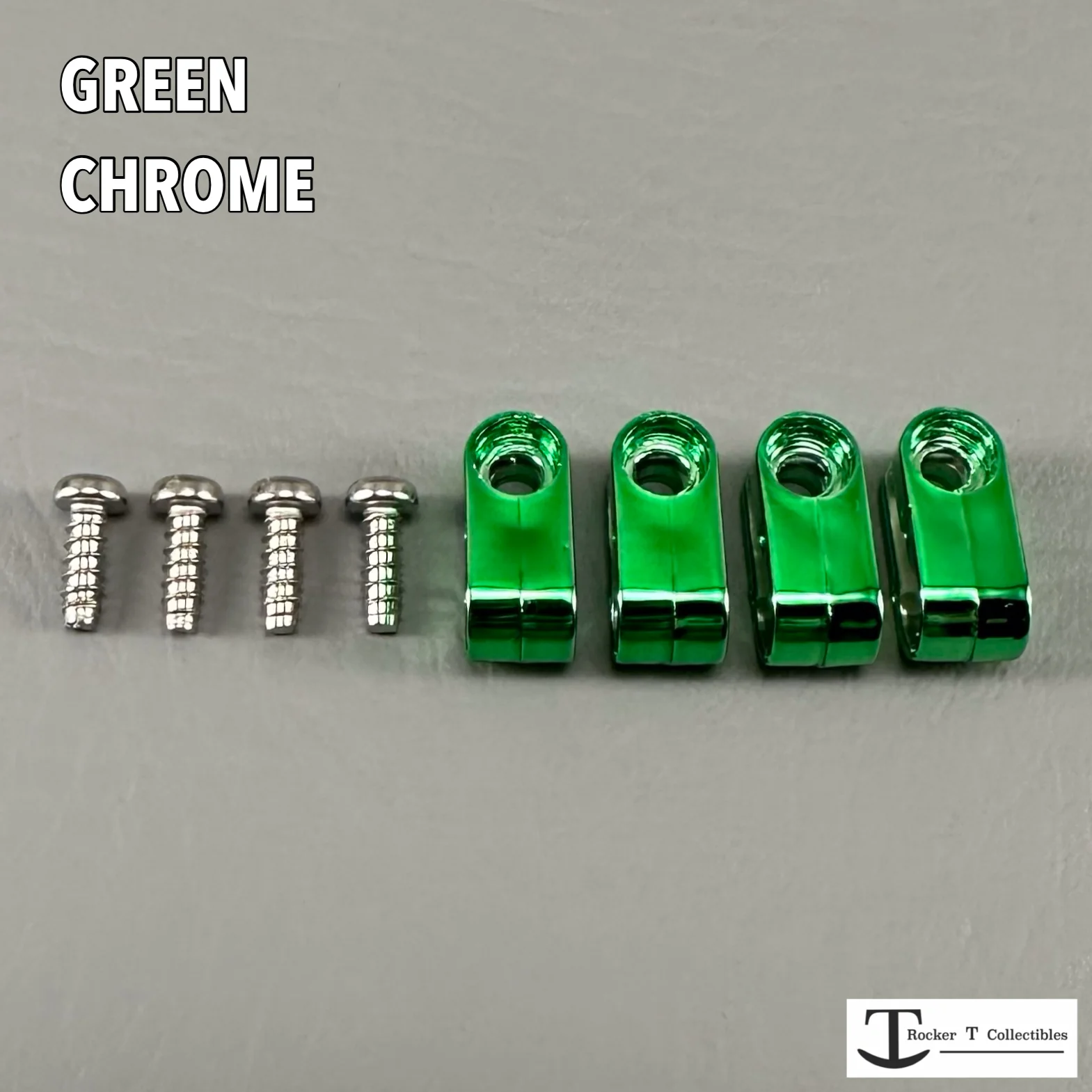 Custom Chrome Acrylic Mini Helmet Facemask Clips - Image 15