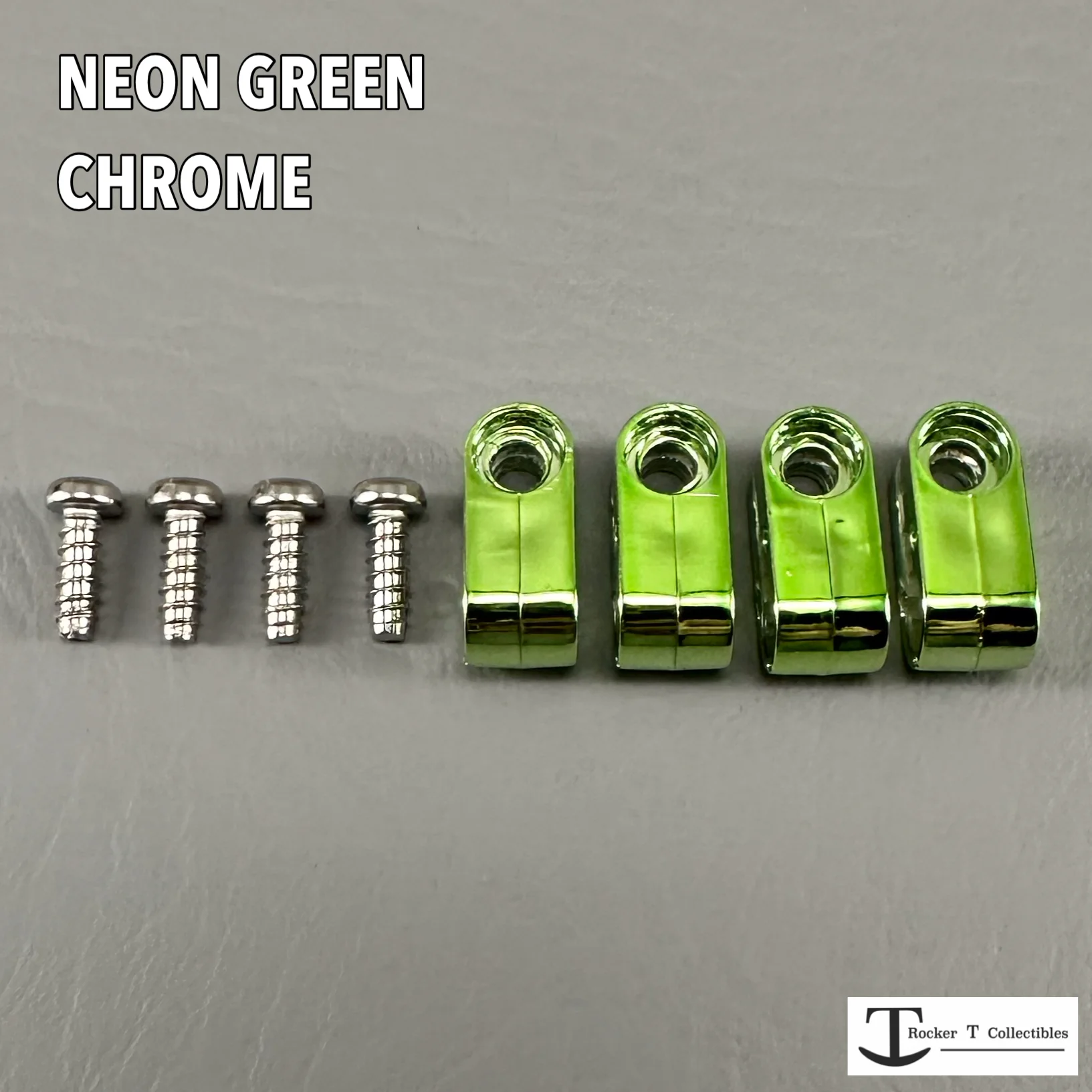 Custom Chrome Acrylic Mini Helmet Facemask Clips - Image 16
