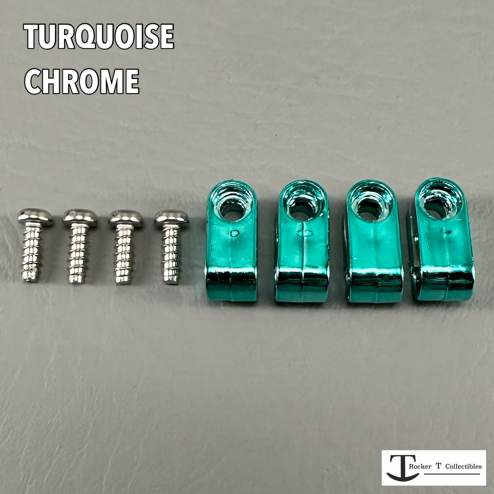Custom Chrome Acrylic Mini Helmet Facemask Clips - Image 17
