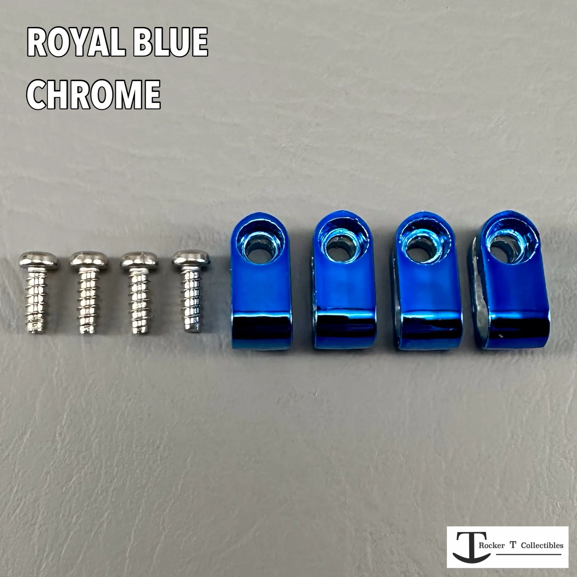 Custom Chrome Acrylic Mini Helmet Facemask Clips - Image 19