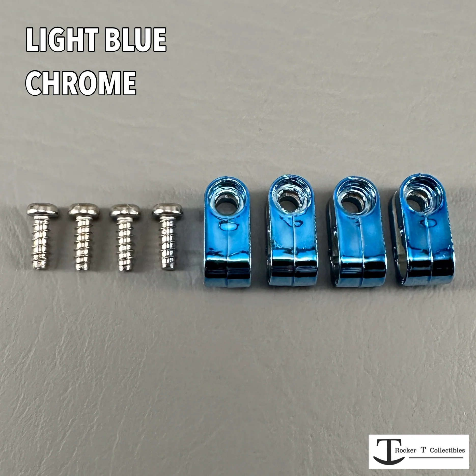 Custom Chrome Acrylic Mini Helmet Facemask Clips - Image 20