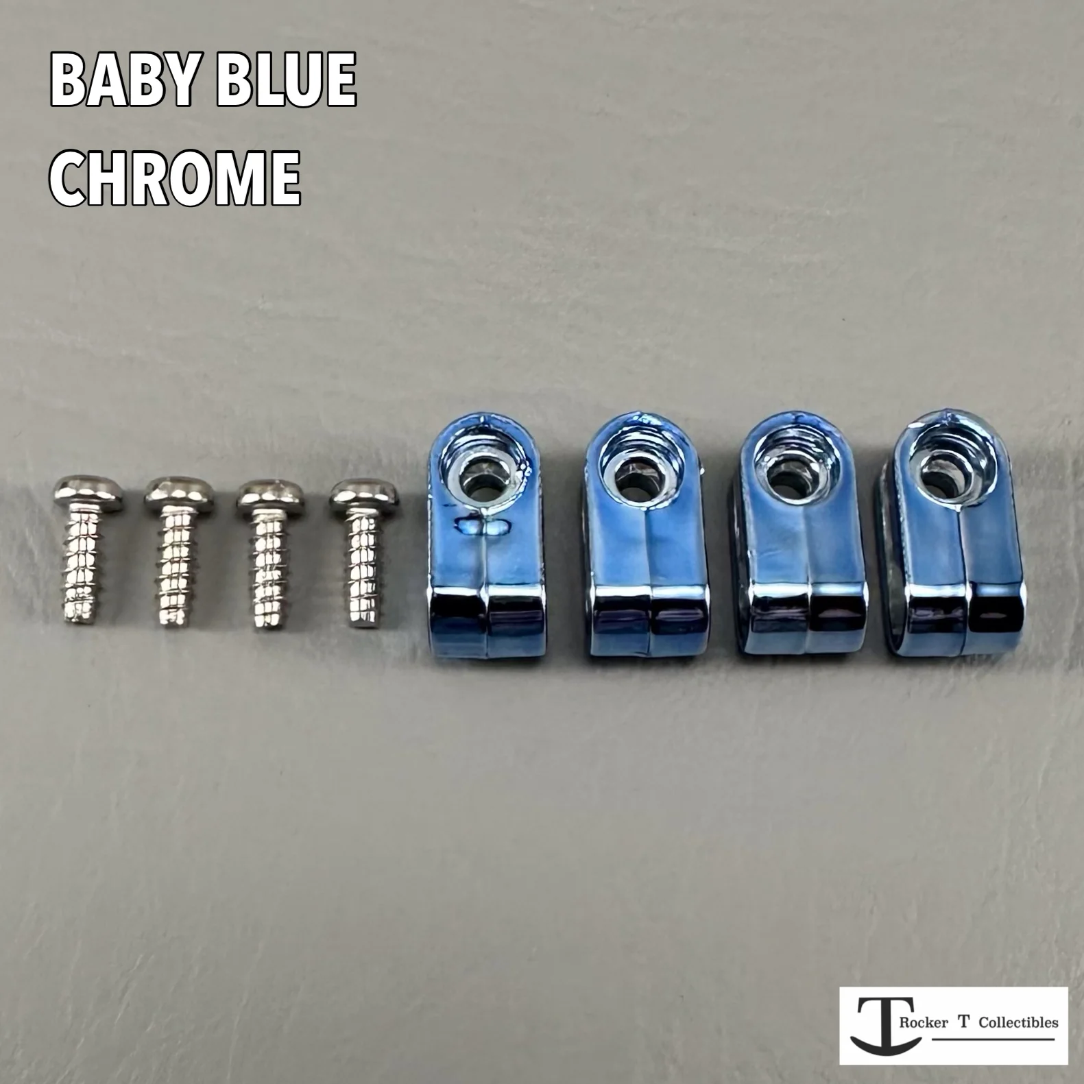 Custom Chrome Acrylic Mini Helmet Facemask Clips - Image 22