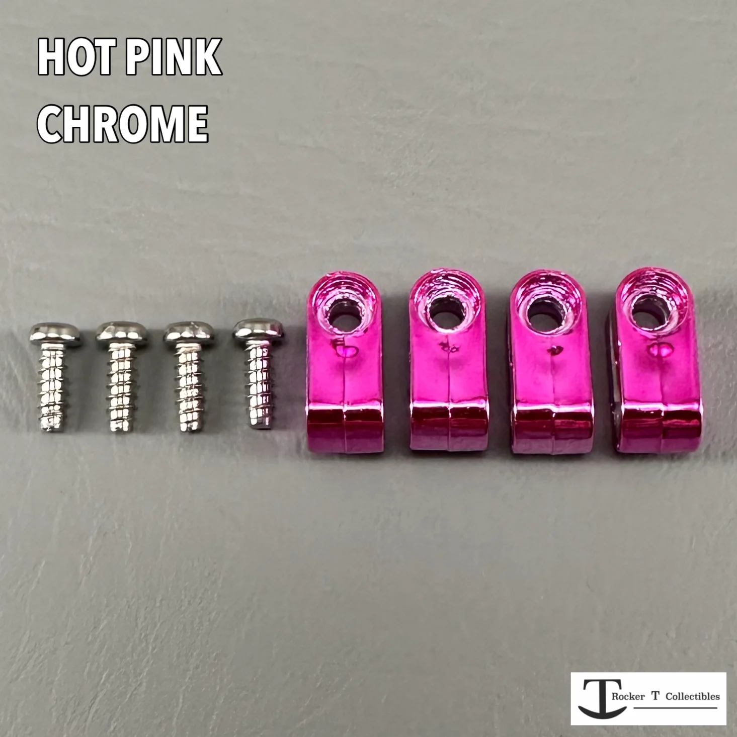 Custom Chrome Acrylic Mini Helmet Facemask Clips - Image 23