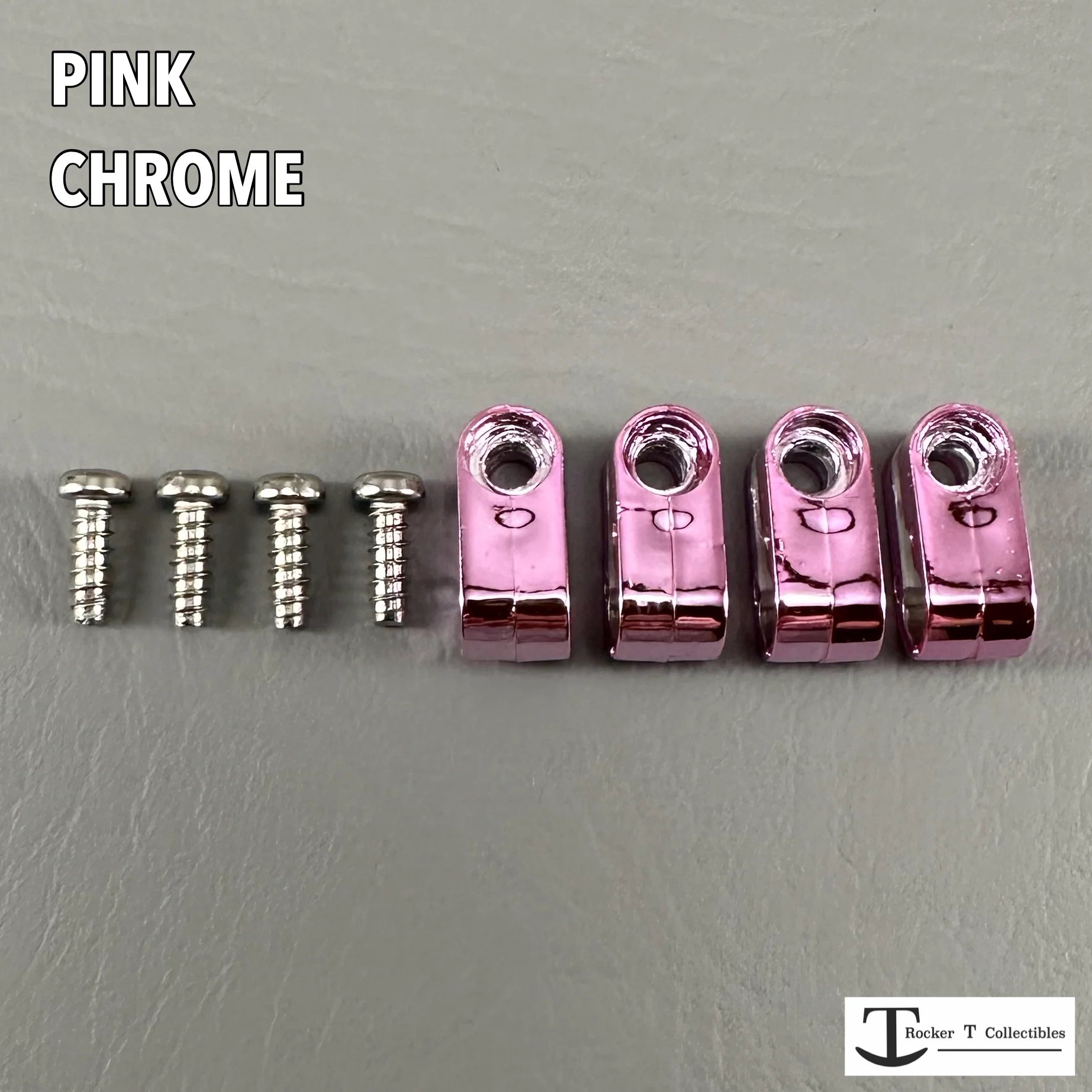 Custom Chrome Acrylic Mini Helmet Facemask Clips - Image 24