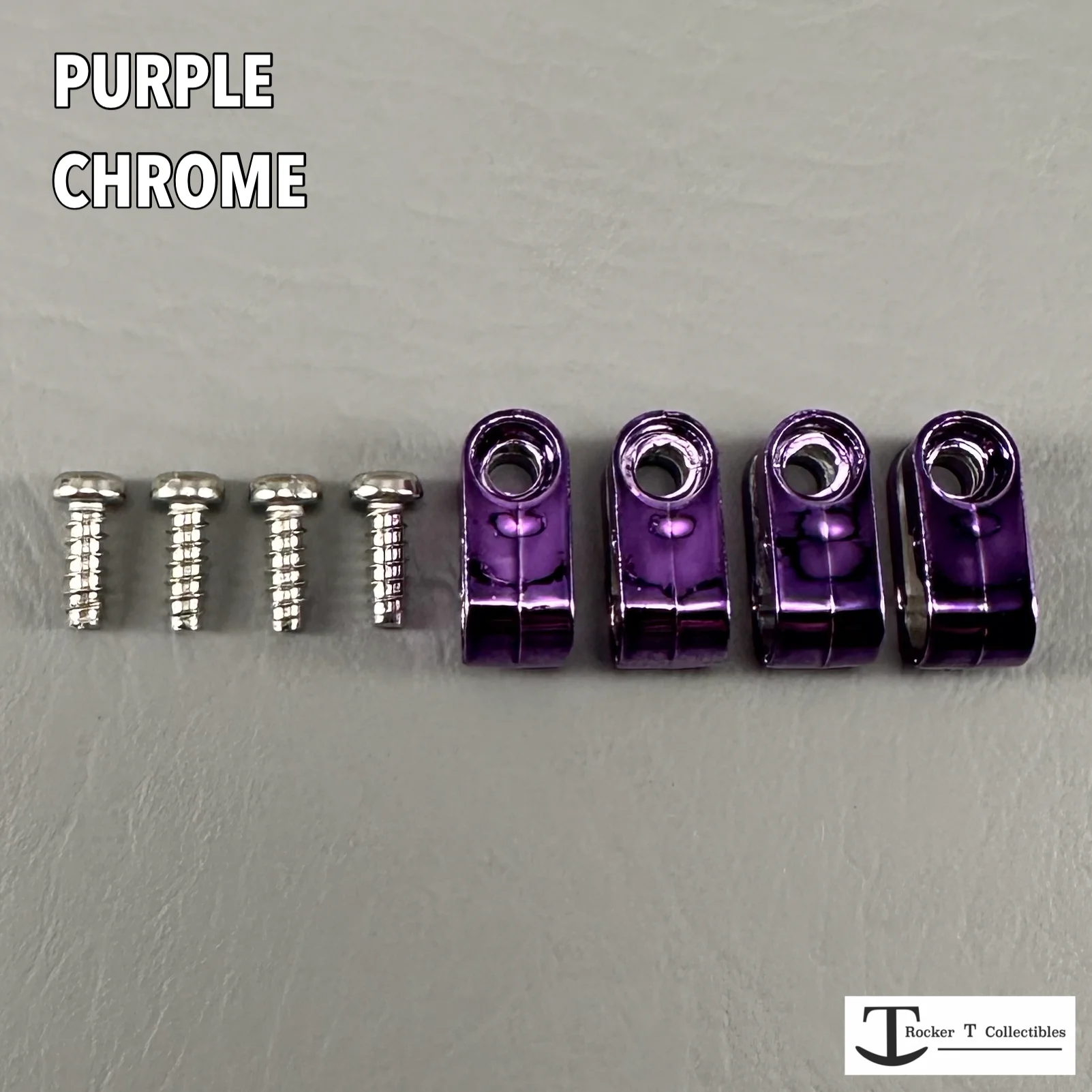 Custom Chrome Acrylic Mini Helmet Facemask Clips - Image 25