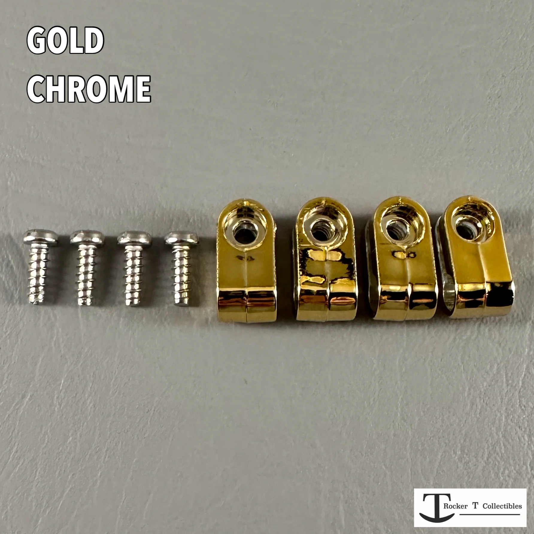 Custom Chrome Acrylic Mini Helmet Facemask Clips - Image 3