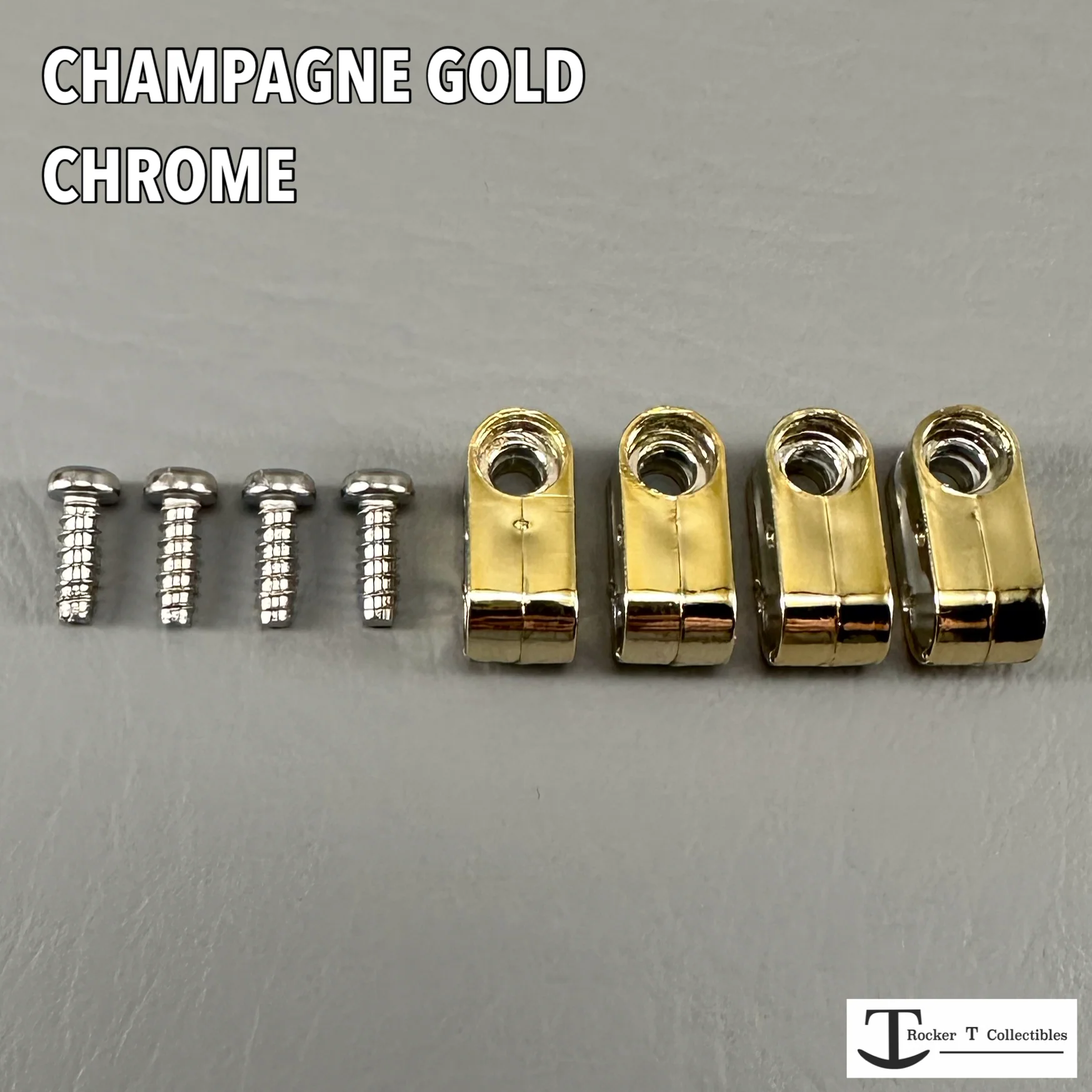 Custom Chrome Acrylic Mini Helmet Facemask Clips - Image 4