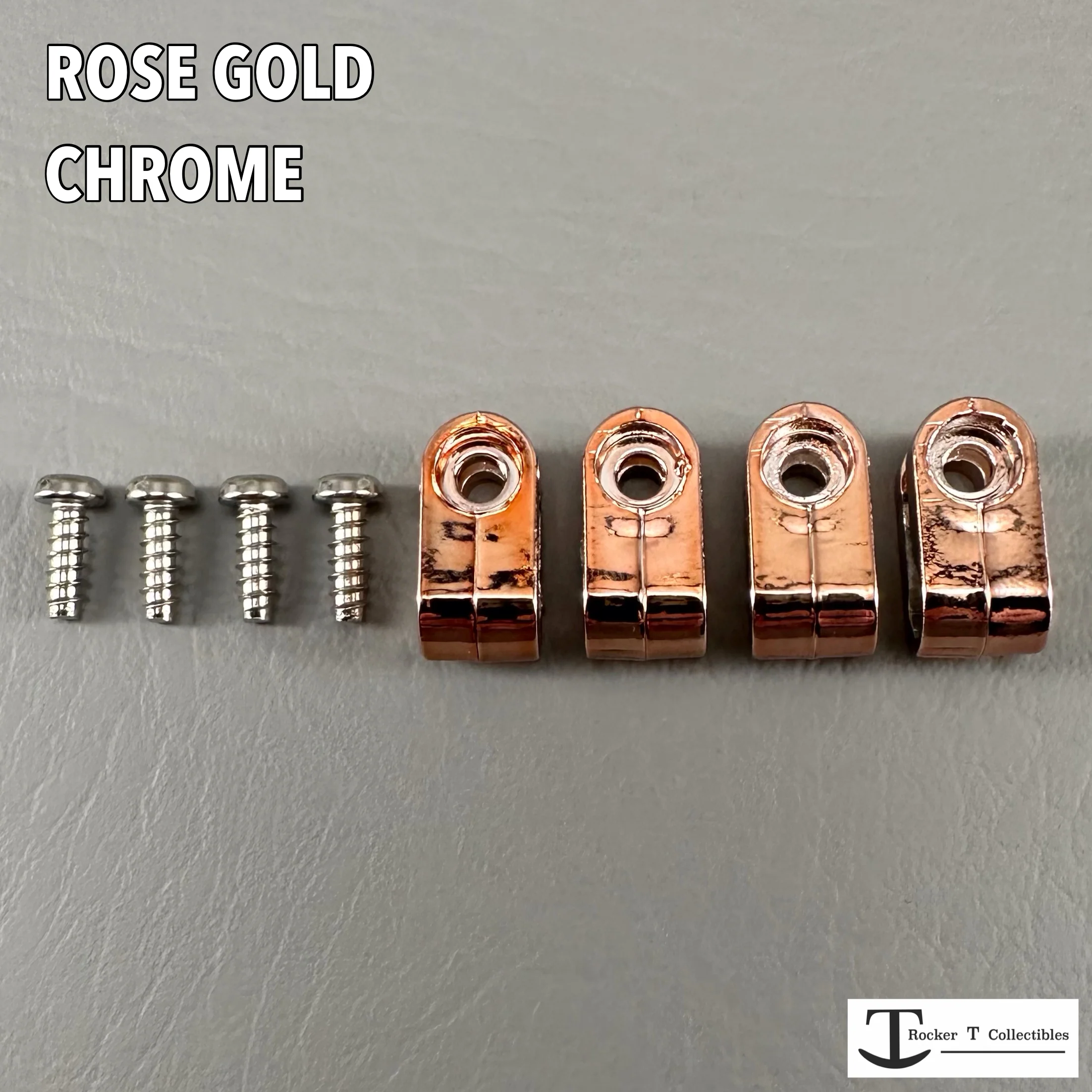 Custom Chrome Acrylic Mini Helmet Facemask Clips - Image 8