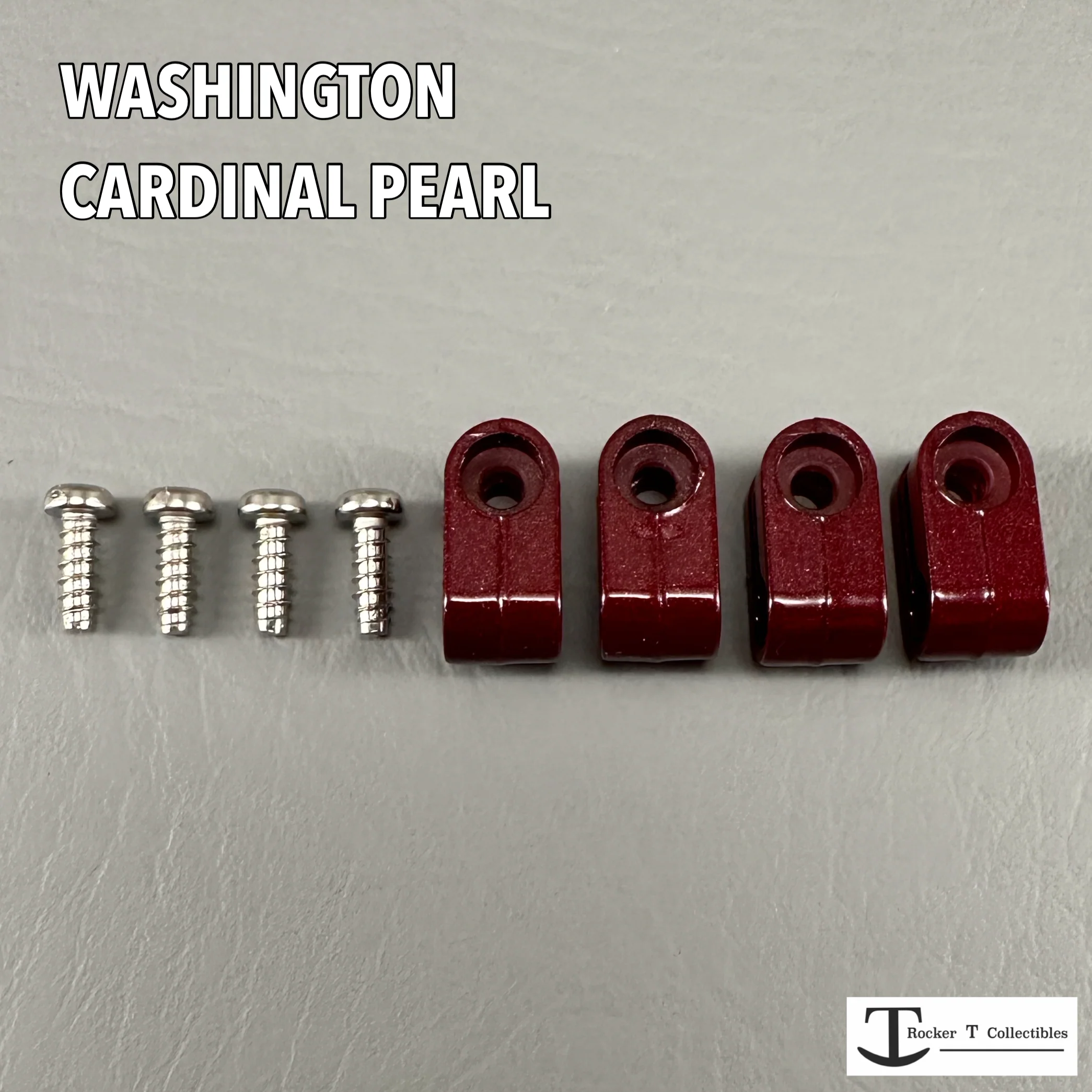 Custom Colored Acrylic Mini Helmet Facemask Clips - Image 8