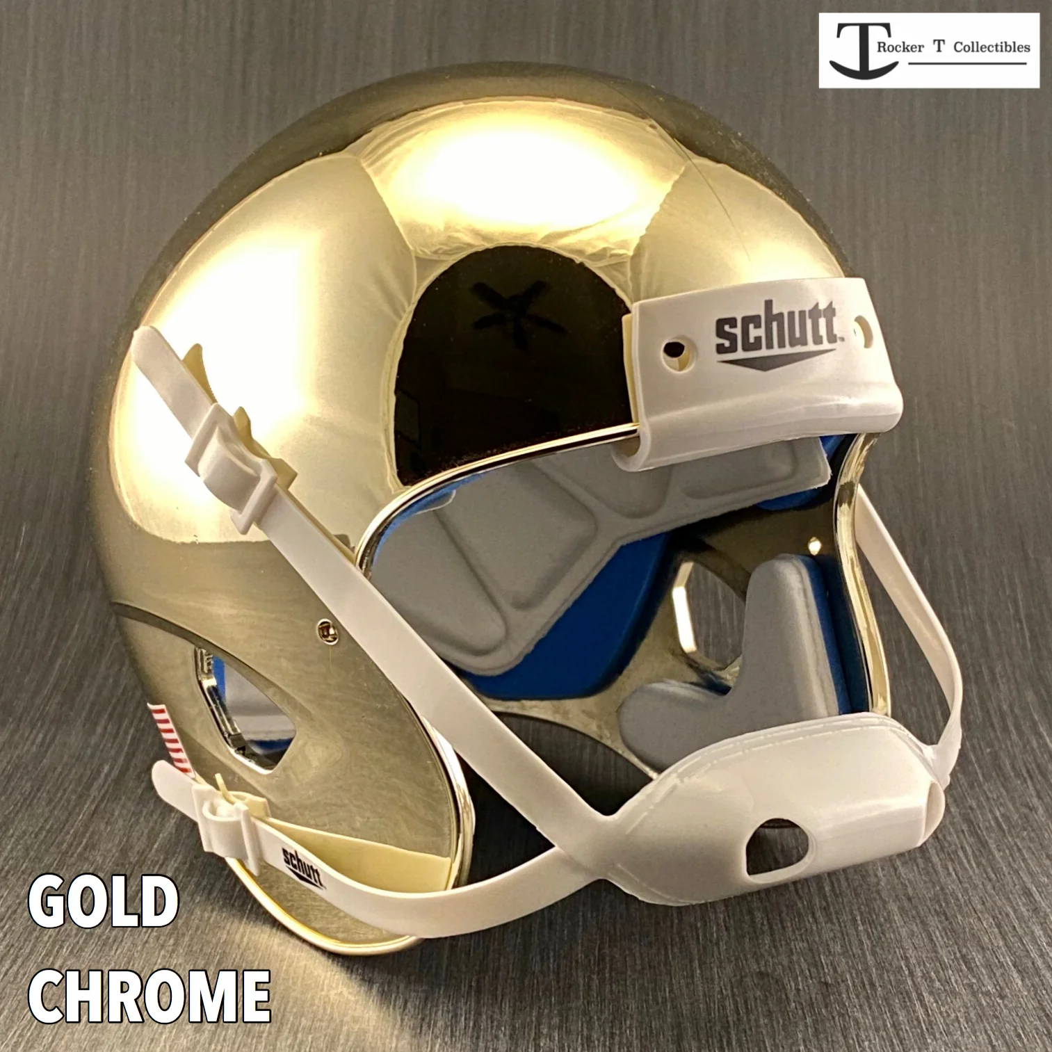Mini Football Helmet Shells (Schutt XP Chrome Colors) - Image 7