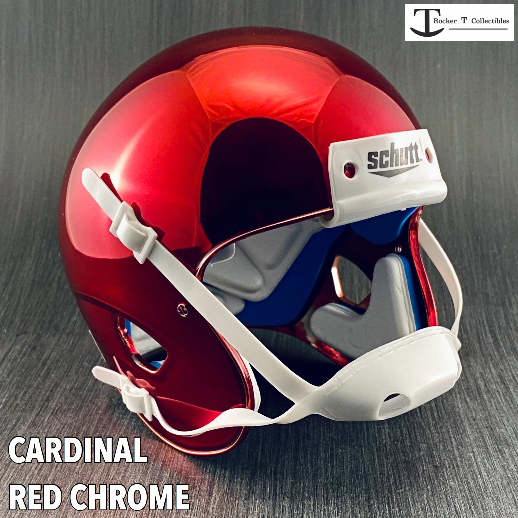 Mini Football Helmet Shells (Schutt XP Chrome Colors) - Image 8