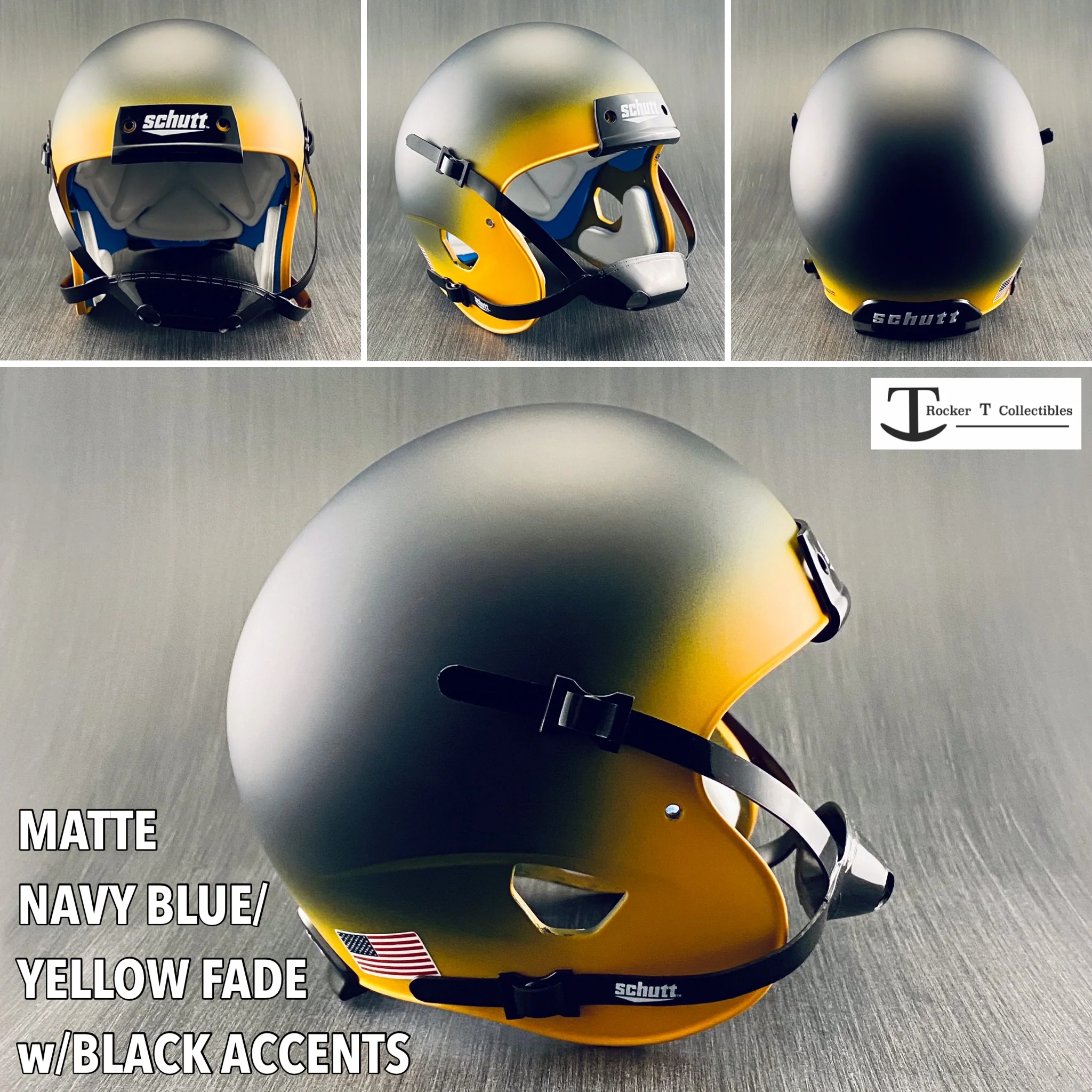 Mini Football Helmet Shells (Schutt XP Matte Colors) - Image 8