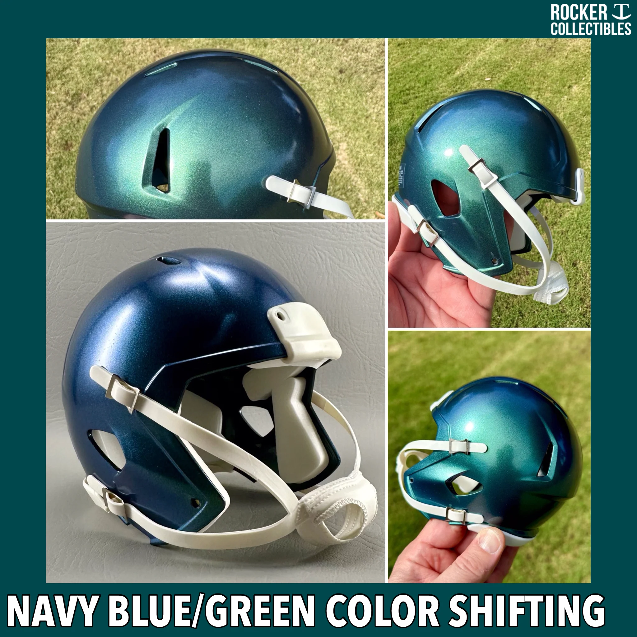 Mini Football Helmet Shells (Speed Gloss Custom Colors) - Image 35