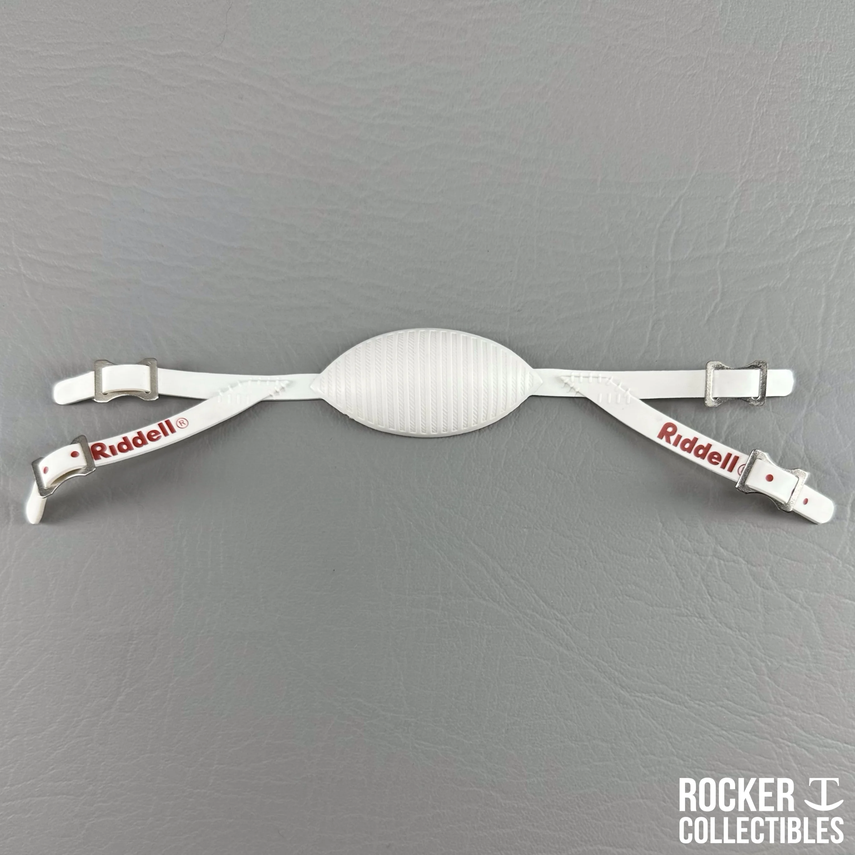 Riddell Low Mount 4-Point Throwback Mini Helmet Chinstrap - Classic Rounded Riddell Logo