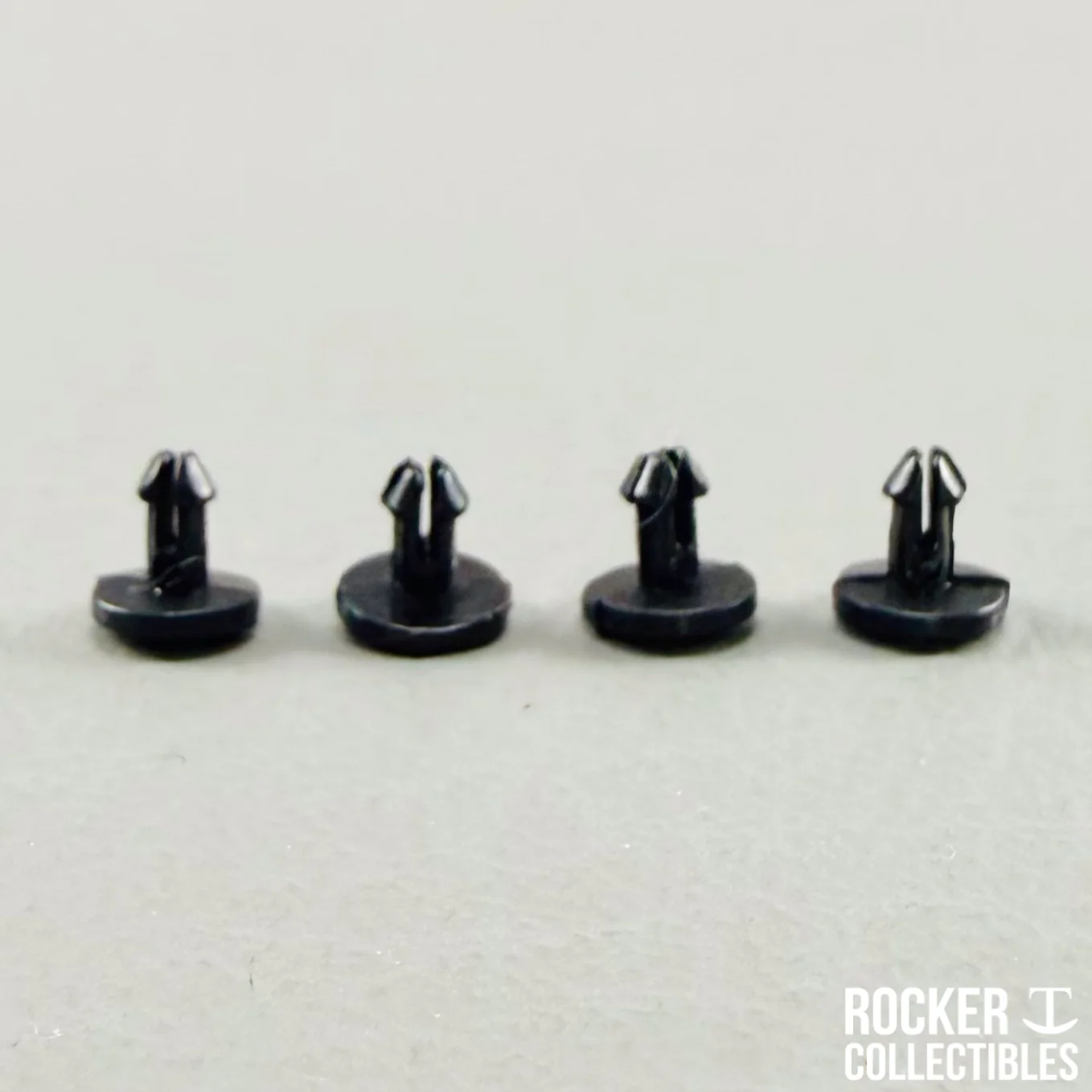 Riddell Mini Helmet Chinstrap Mounting Pins - Black