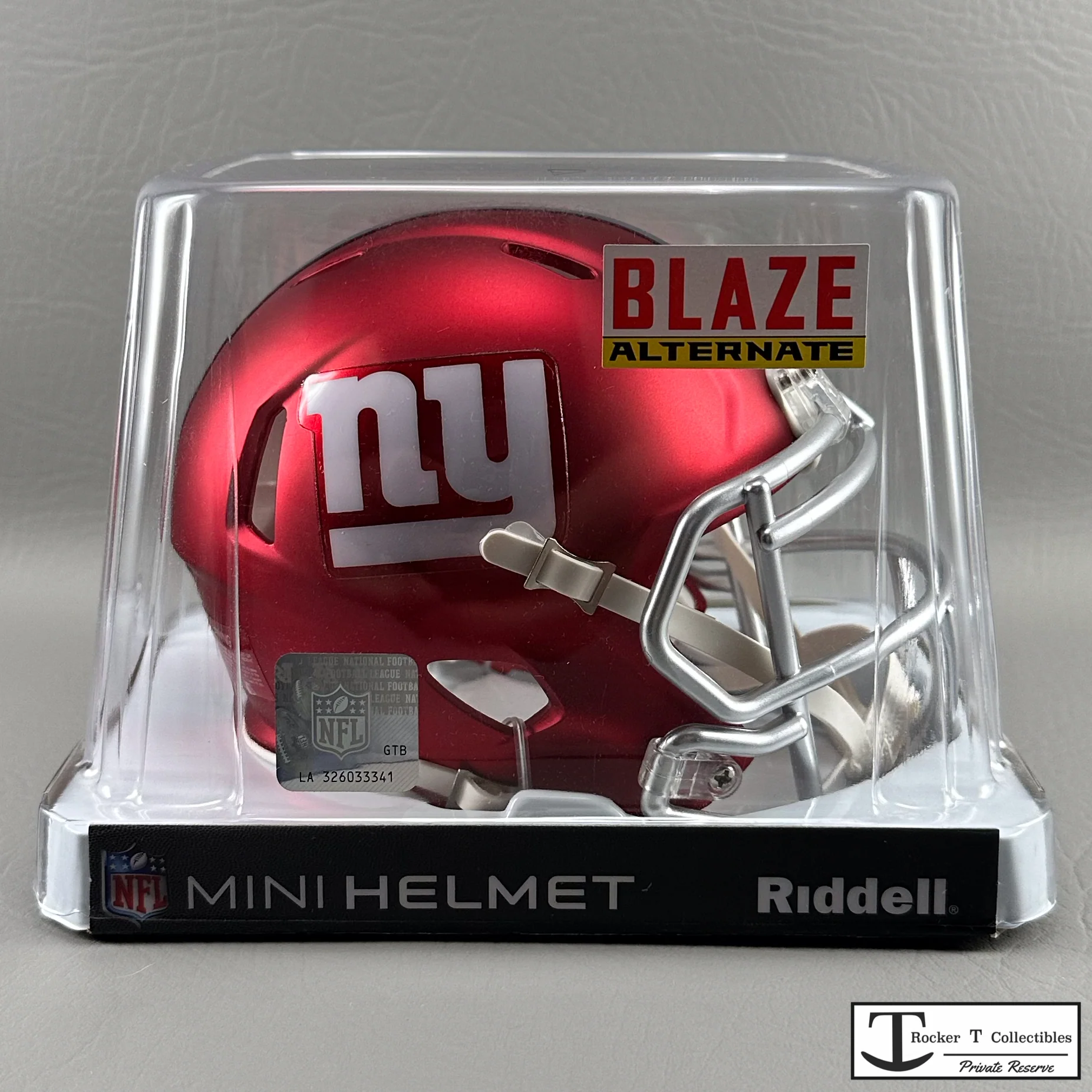 Riddell New York Giants Blaze Speed Mini Helmet (LAST ONE)