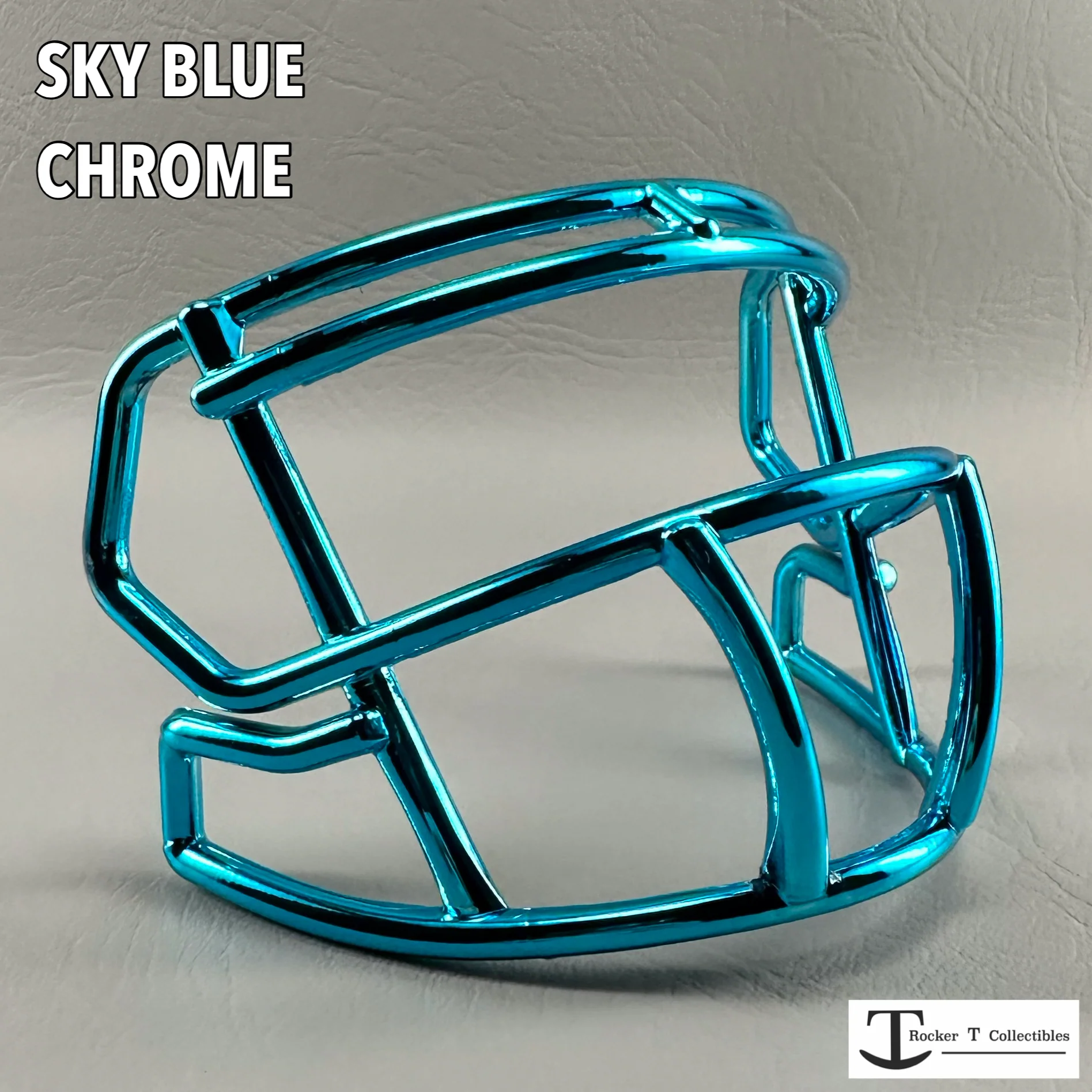 Riddell Speed S2BD-SW-SP Plastic Mini Helmet Facemasks (Chrome Colors) - Image 10
