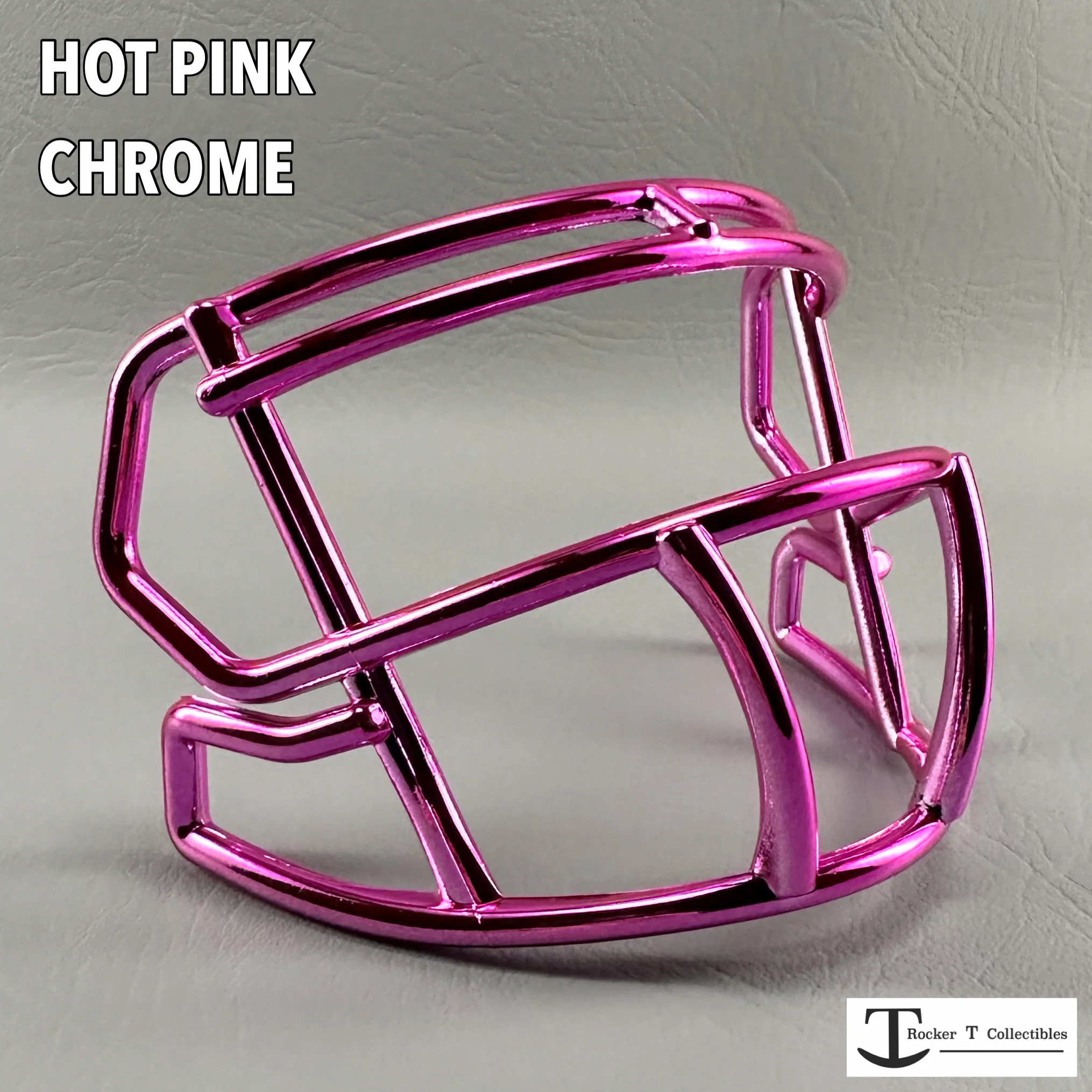 Riddell Speed S2BD-SW-SP Plastic Mini Helmet Facemasks (Chrome Colors) - Image 8