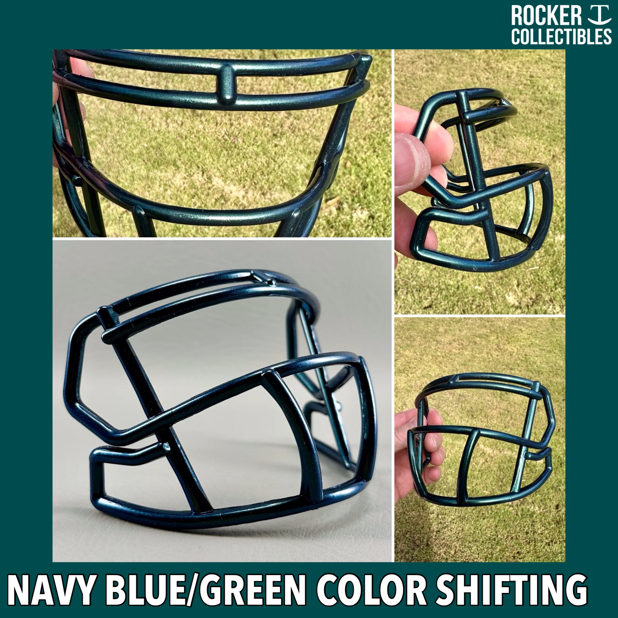Riddell Speed S2BD-SW-SP Plastic Mini Helmet Facemasks (Custom Colors) - Image 36