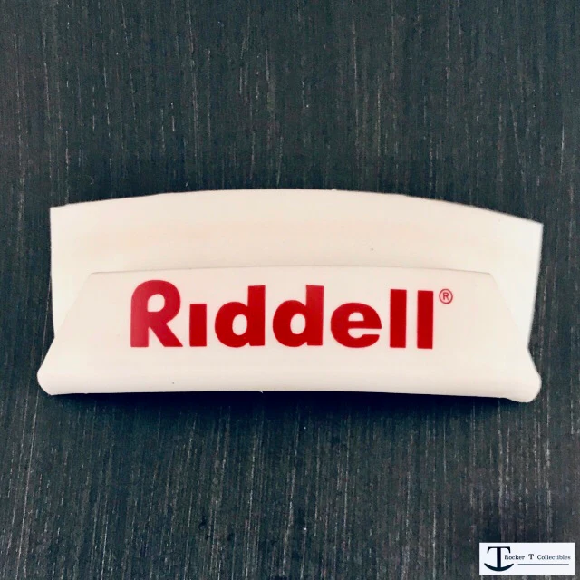 Riddell VSR4 Mini Helmet Rear Bumper - Classic Rounded Riddell Logo