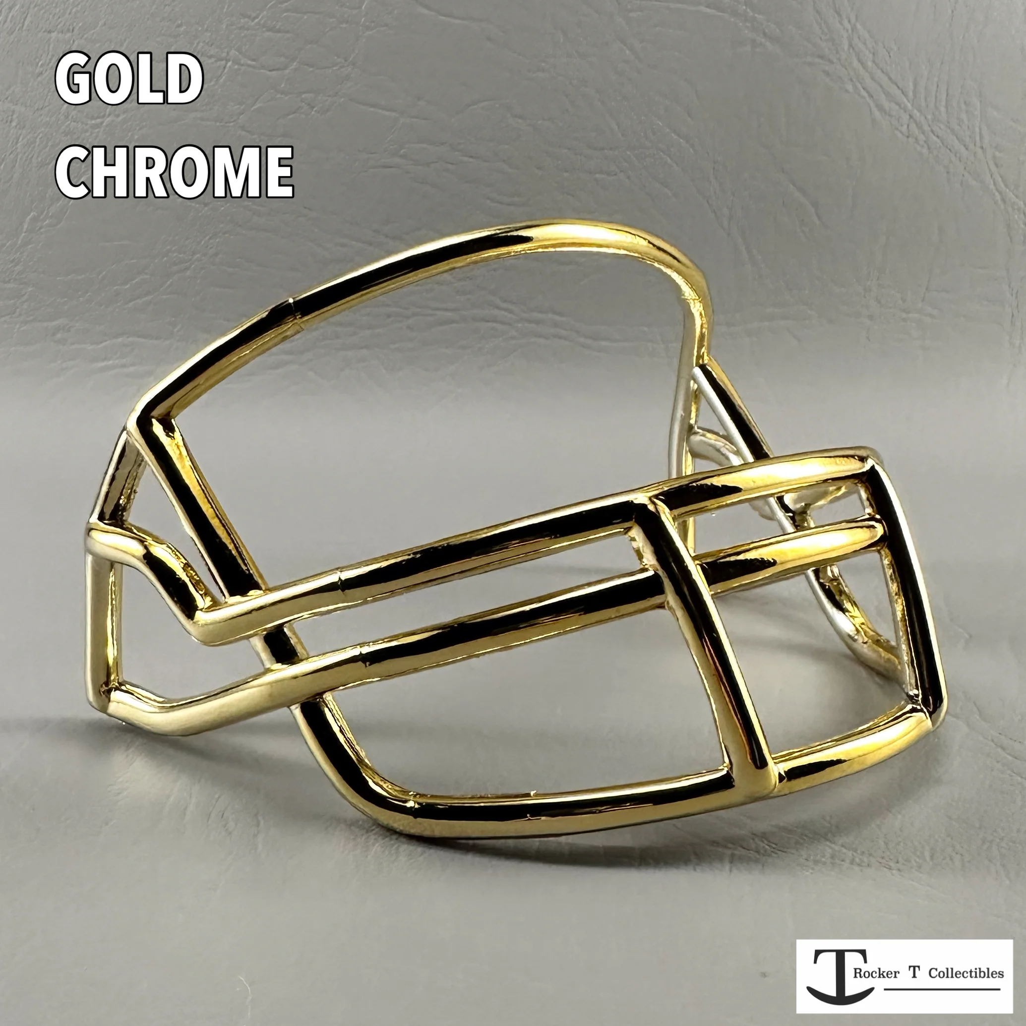 Riddell Z-2B Plastic Mini Helmet Facemasks (Chrome Colors) - Image 11
