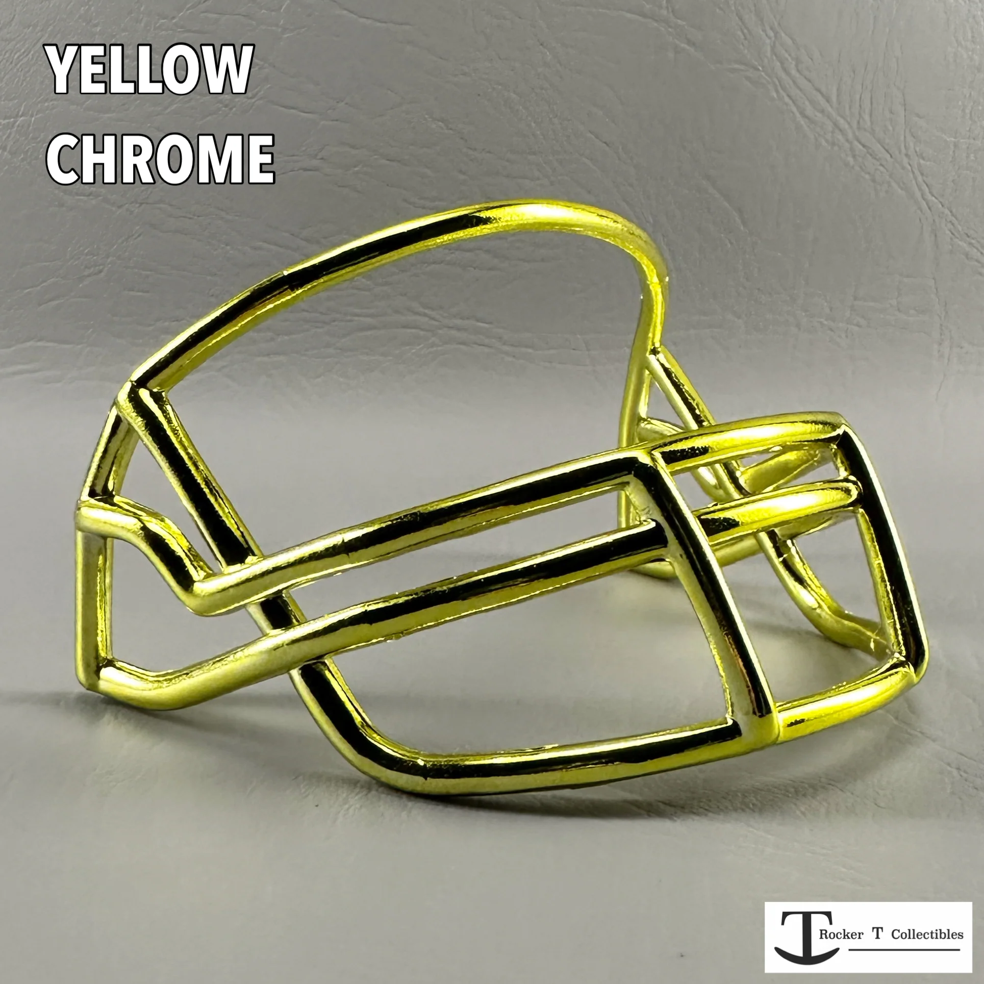 Riddell Z-2B Plastic Mini Helmet Facemasks (Chrome Colors) - Image 14