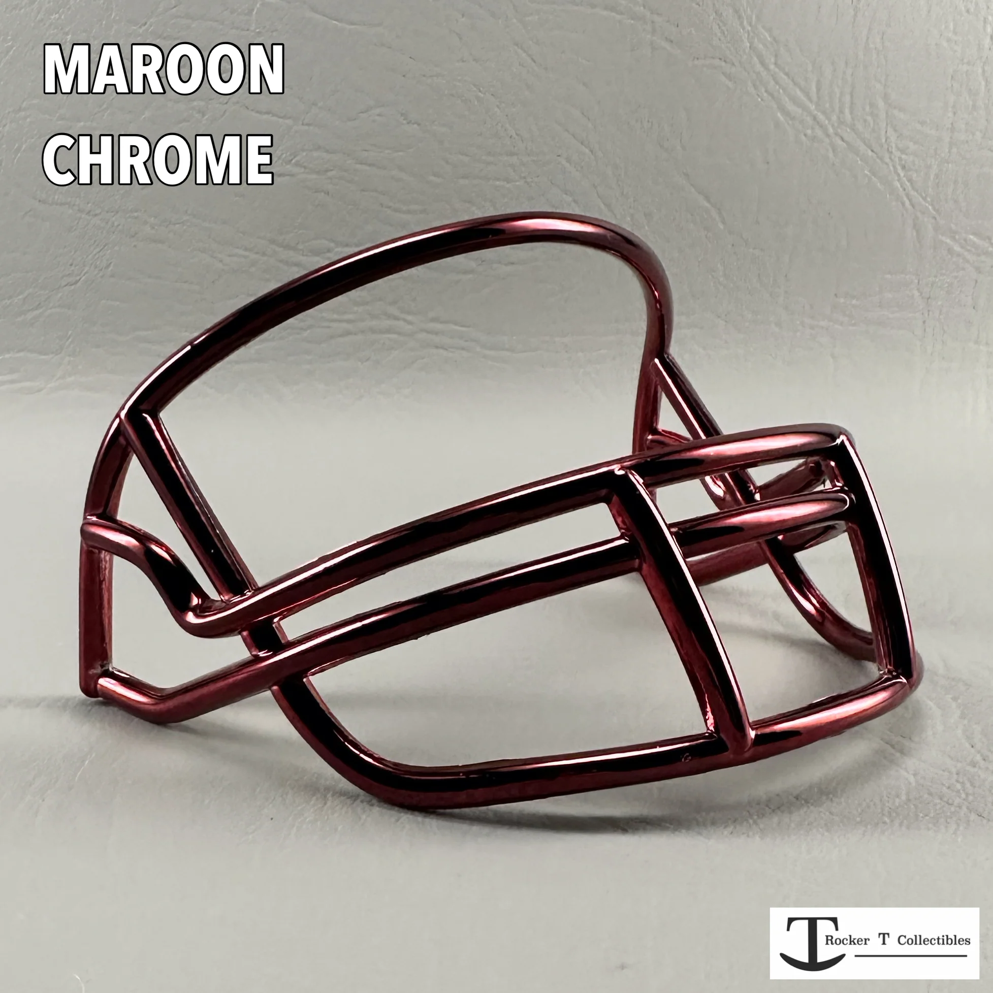 Riddell Z-2B Plastic Mini Helmet Facemasks (Chrome Colors) - Image 15