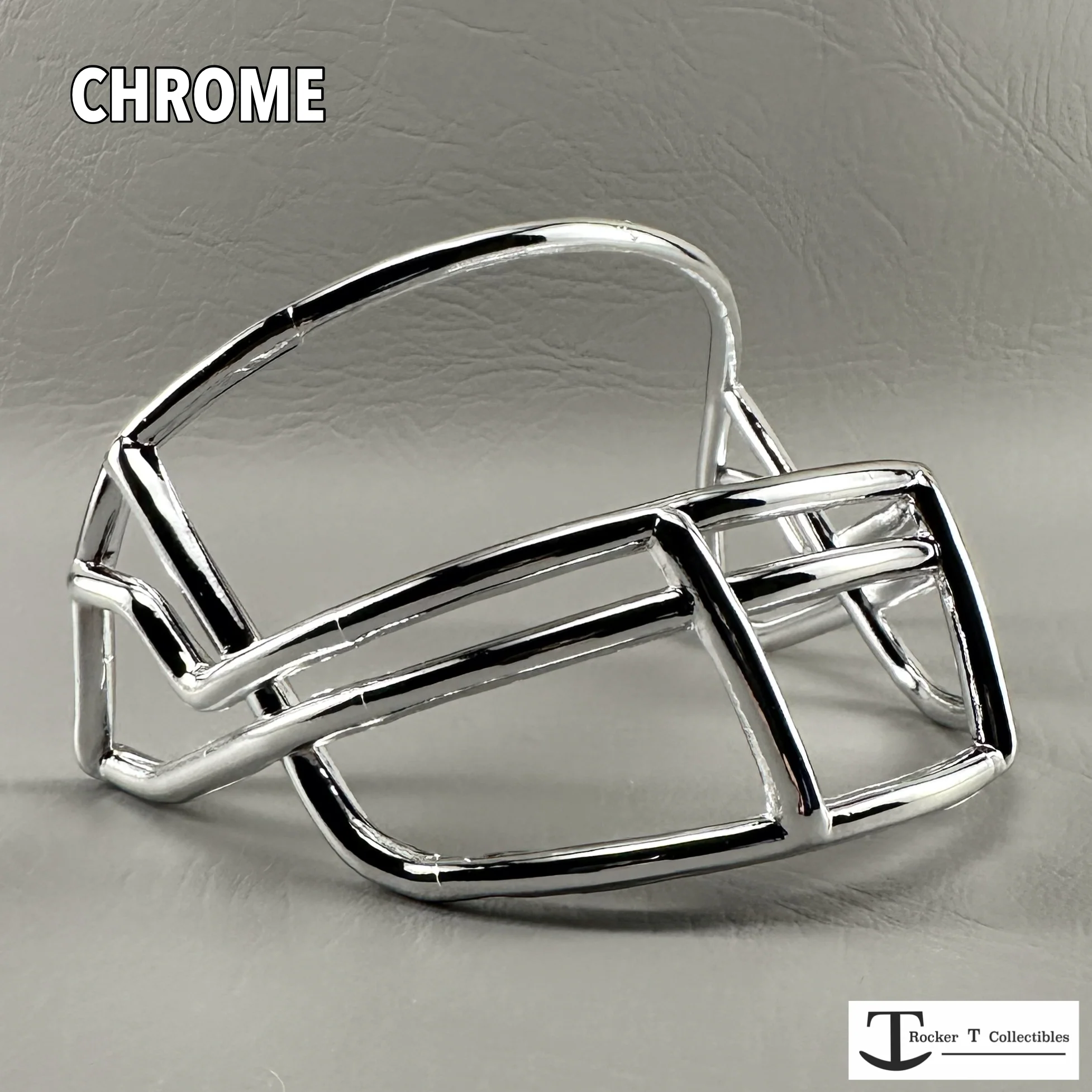 Riddell Z-2B Plastic Mini Helmet Facemasks (Chrome Colors) - Image 16