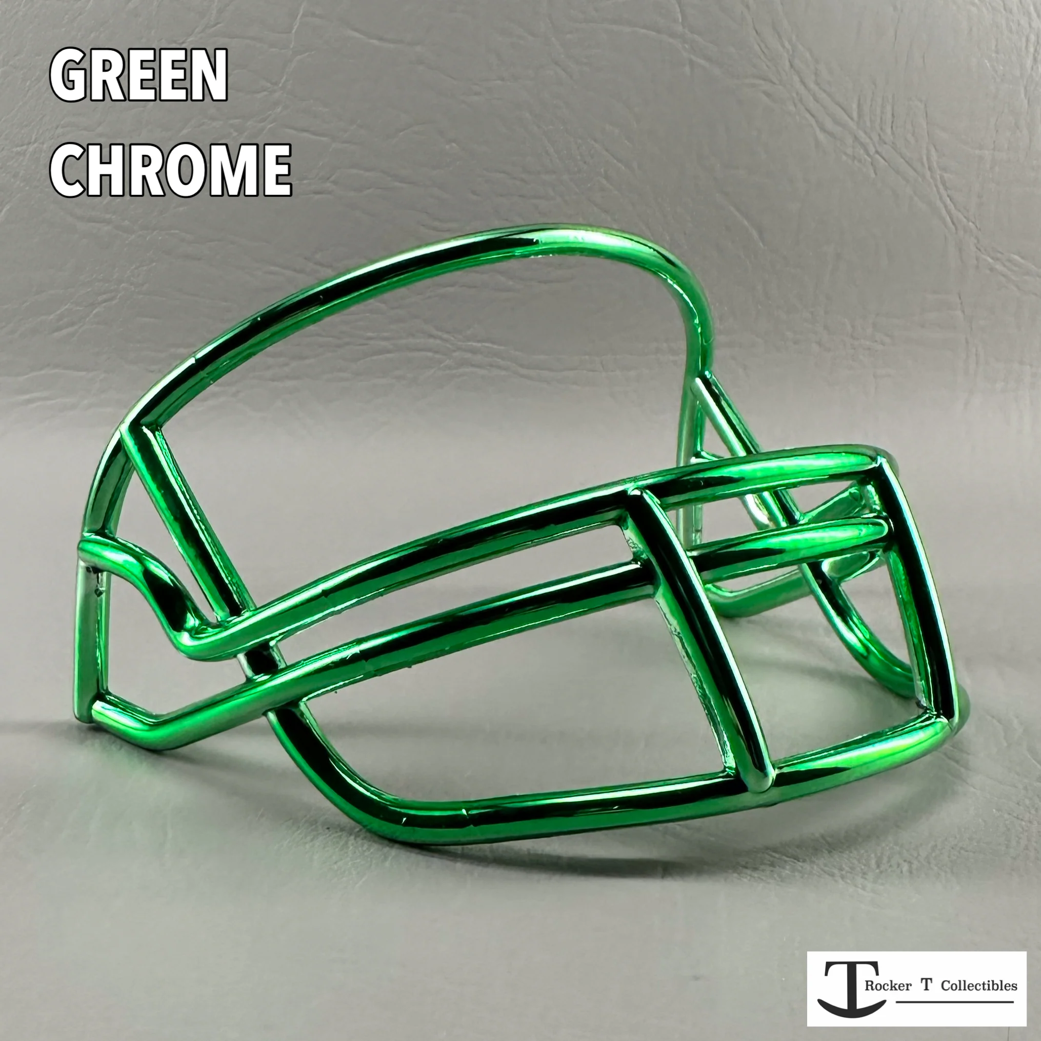 Riddell Z-2B Plastic Mini Helmet Facemasks (Chrome Colors) - Image 3