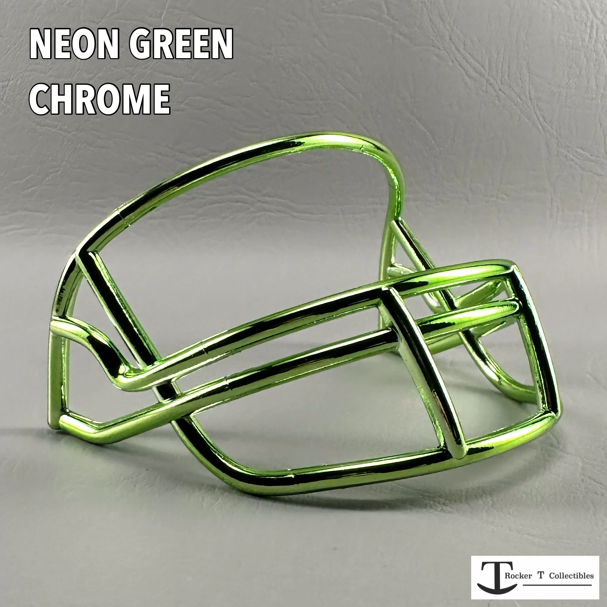 Riddell Z-2B Plastic Mini Helmet Facemasks (Chrome Colors) - Image 4