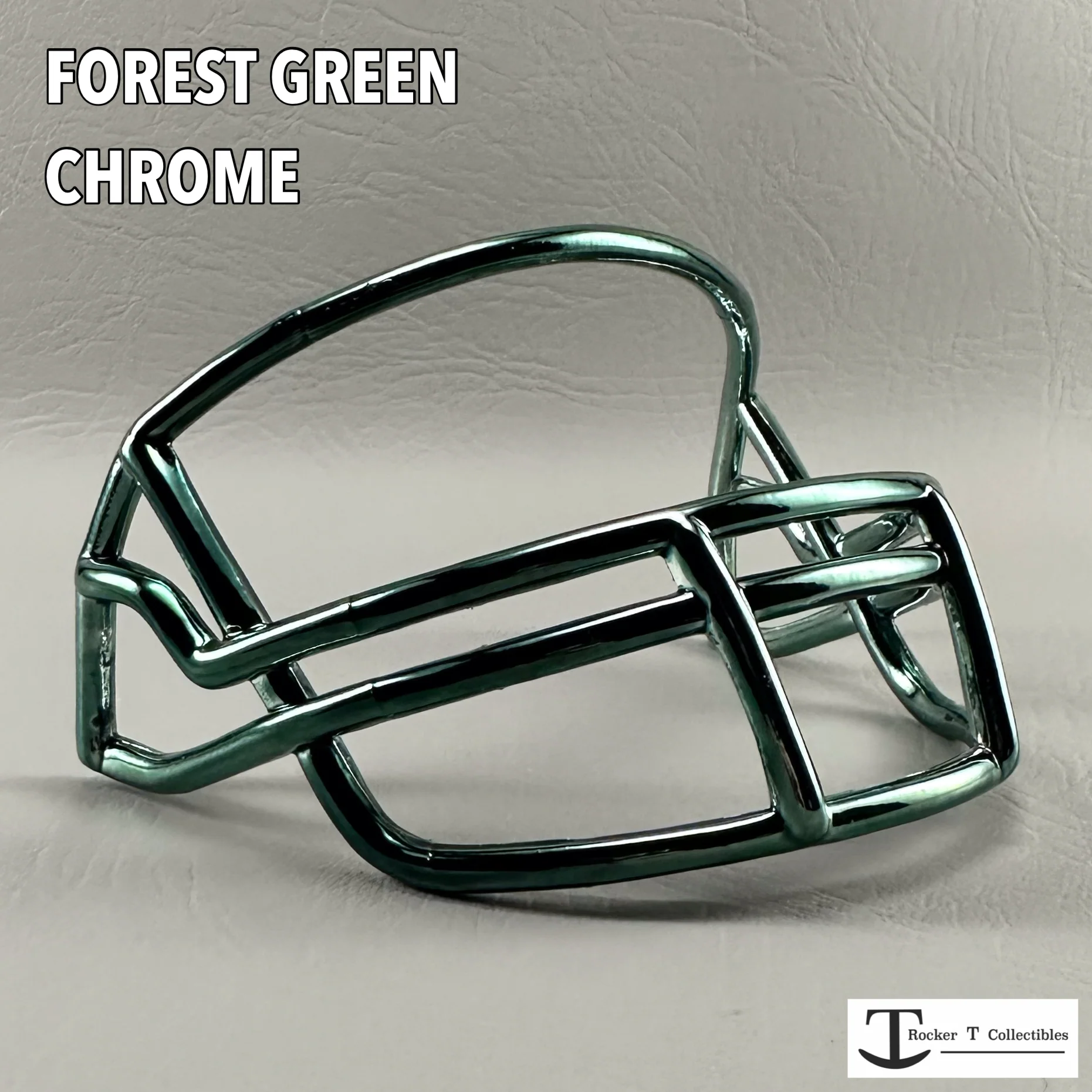 Riddell Z-2B Plastic Mini Helmet Facemasks (Chrome Colors) - Image 6
