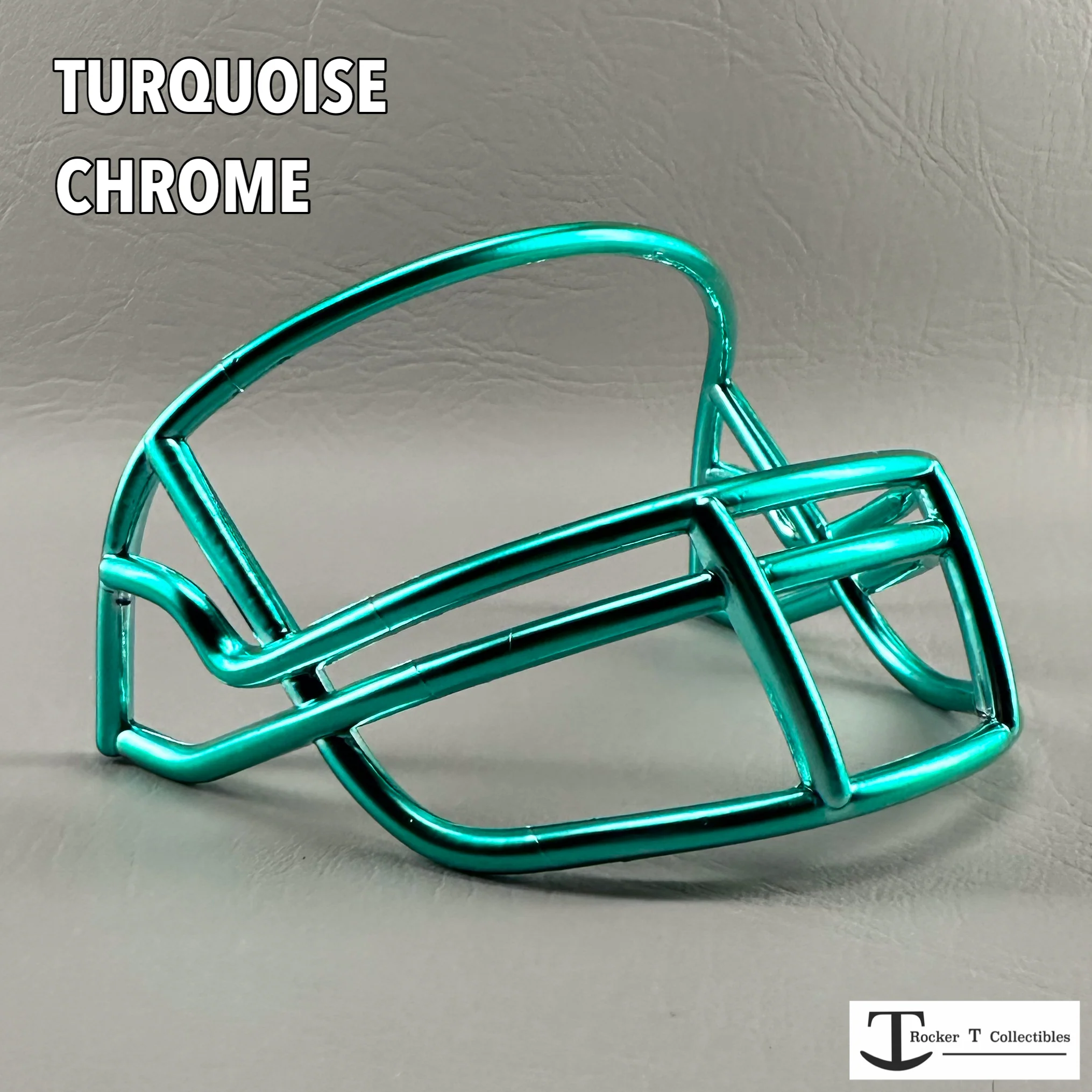 Riddell Z-2B Plastic Mini Helmet Facemasks (Chrome Colors) - Image 7