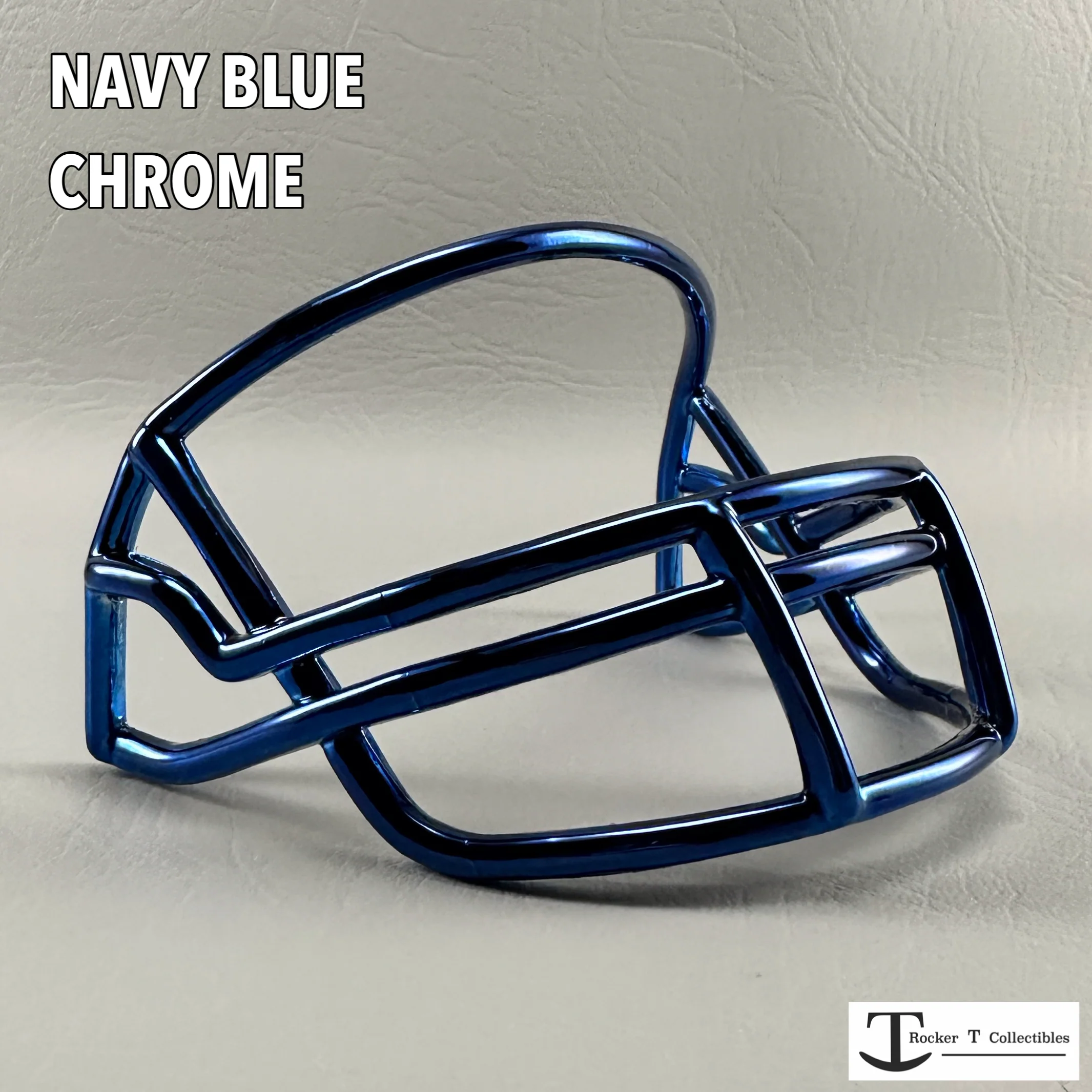 Riddell Z-2B Plastic Mini Helmet Facemasks (Chrome Colors) - Image 8