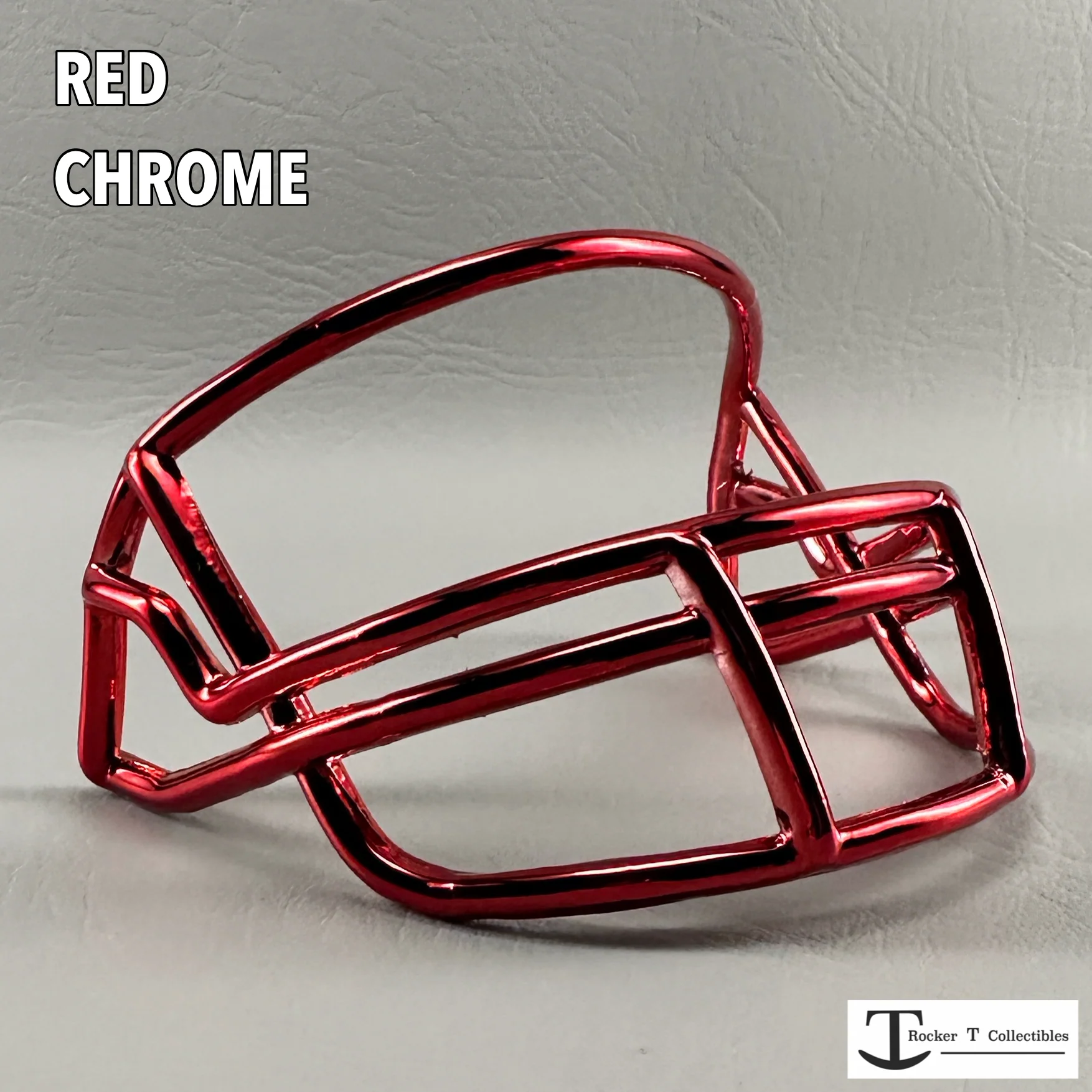 Riddell Z-2B Plastic Mini Helmet Facemasks (Chrome Colors) - Image 9