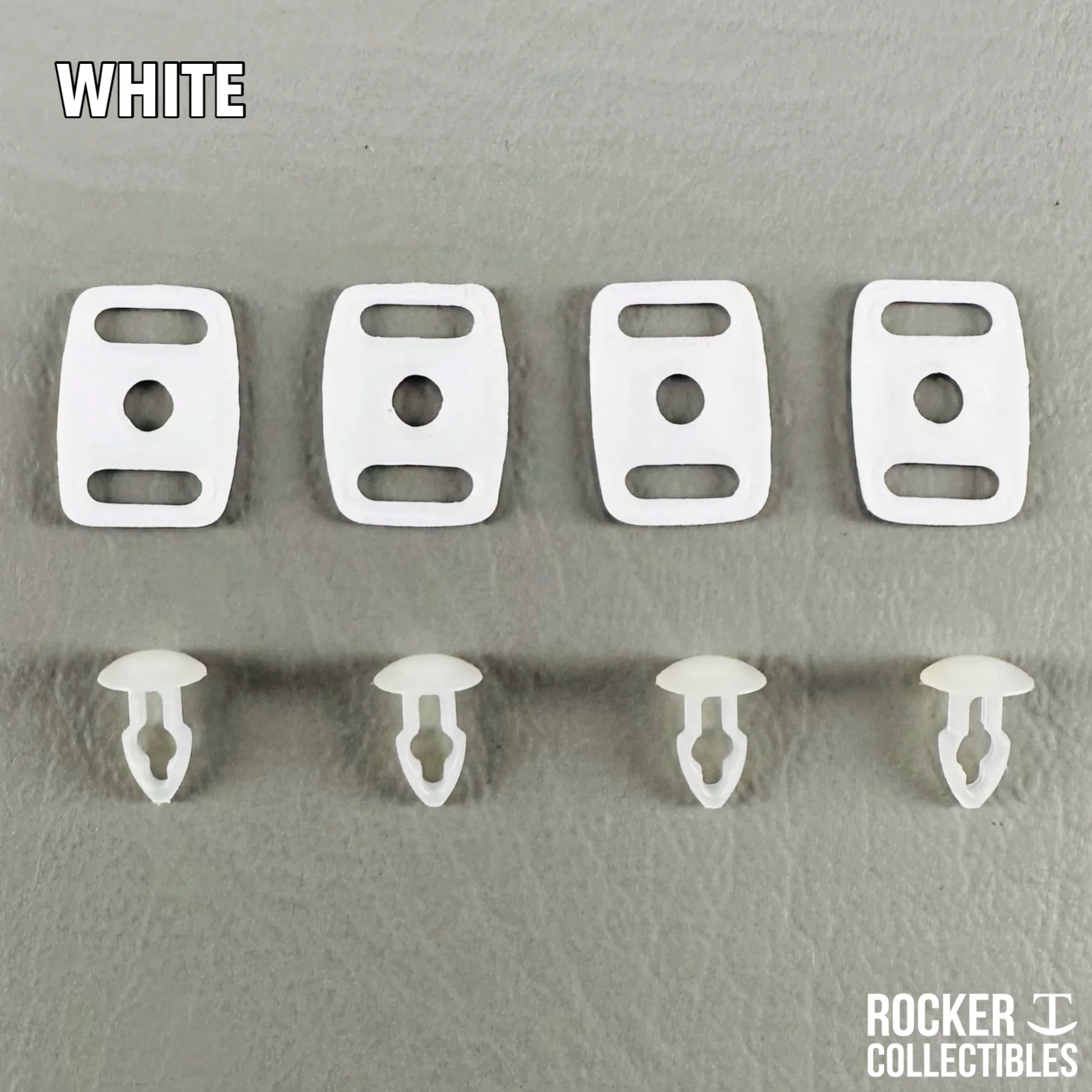 Rocker T Builder Series – Custom Mini Helmet Chinstrap Buckles w/Universal Mounting Pins