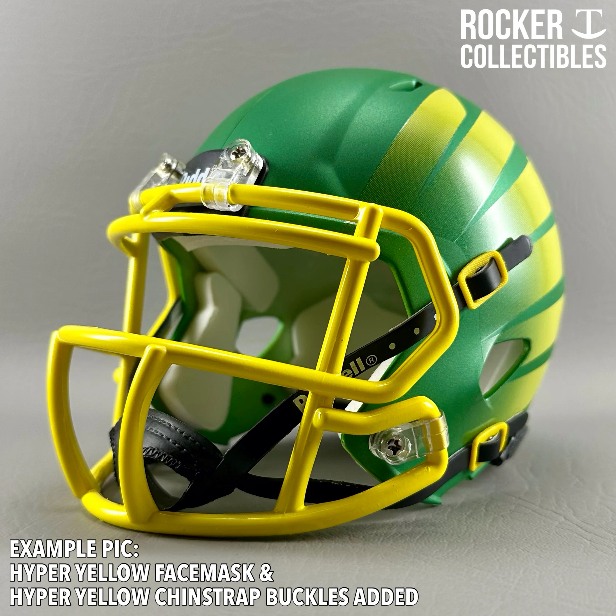 Rocker T Builder Series – Custom Mini Helmet Chinstrap Buckles w/Universal Mounting Pins - Image 3