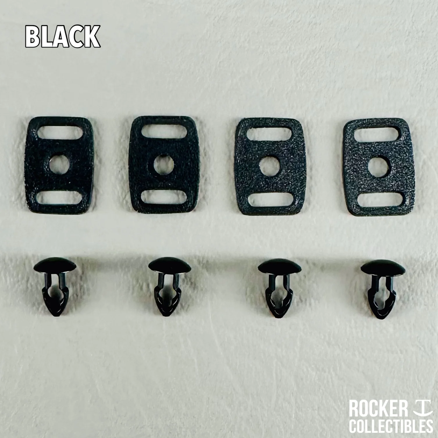 Rocker T Builder Series – Custom Mini Helmet Chinstrap Buckles w/Universal Mounting Pins - Image 4