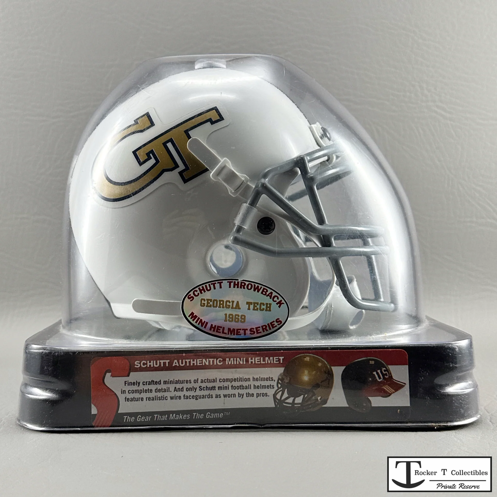 Schutt Georgia Tech Yellow Jackets 1969 Throwback Air Mini Helmet