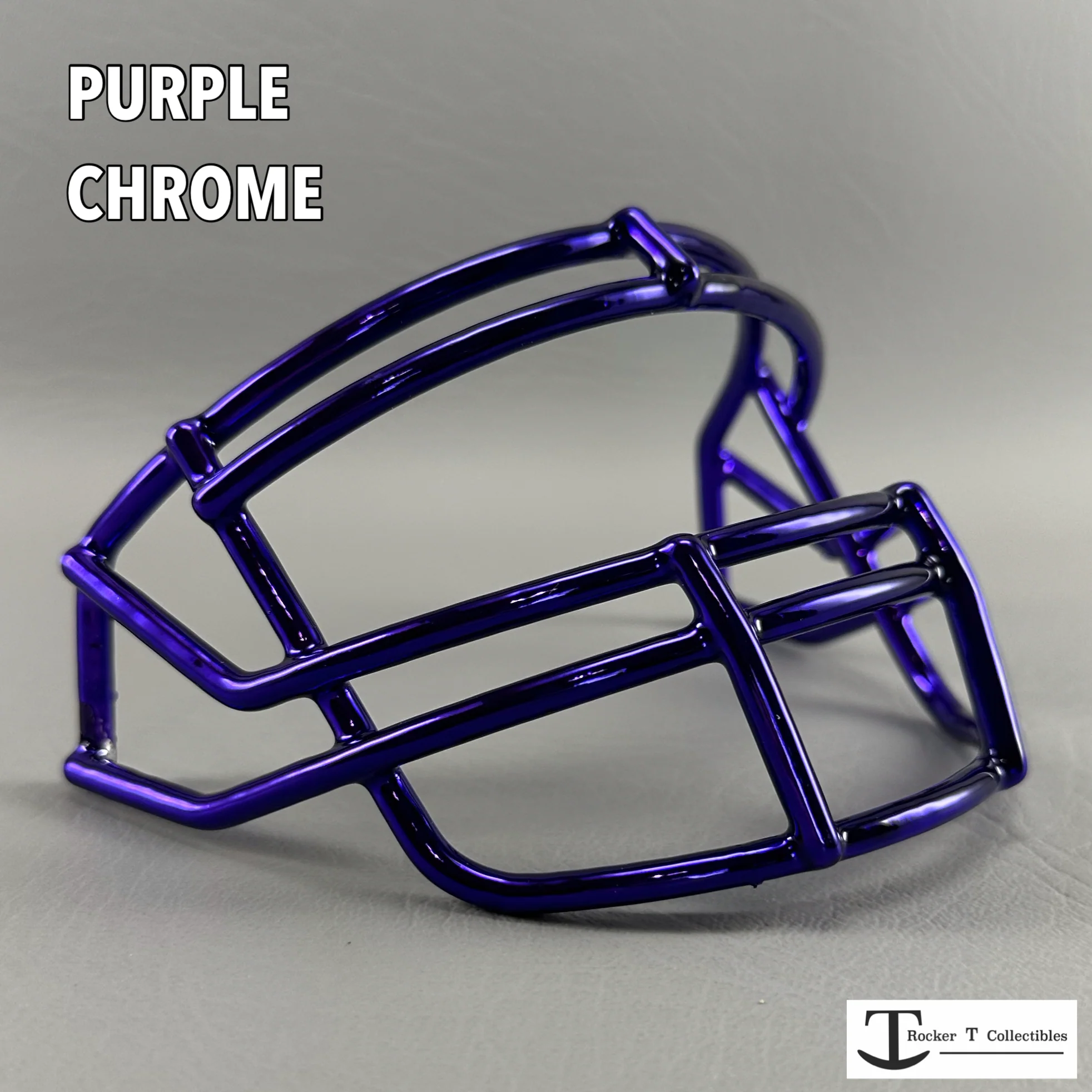 Schutt ROPO Metal Mini Helmet Facemask (Chrome Colors) - Image 3