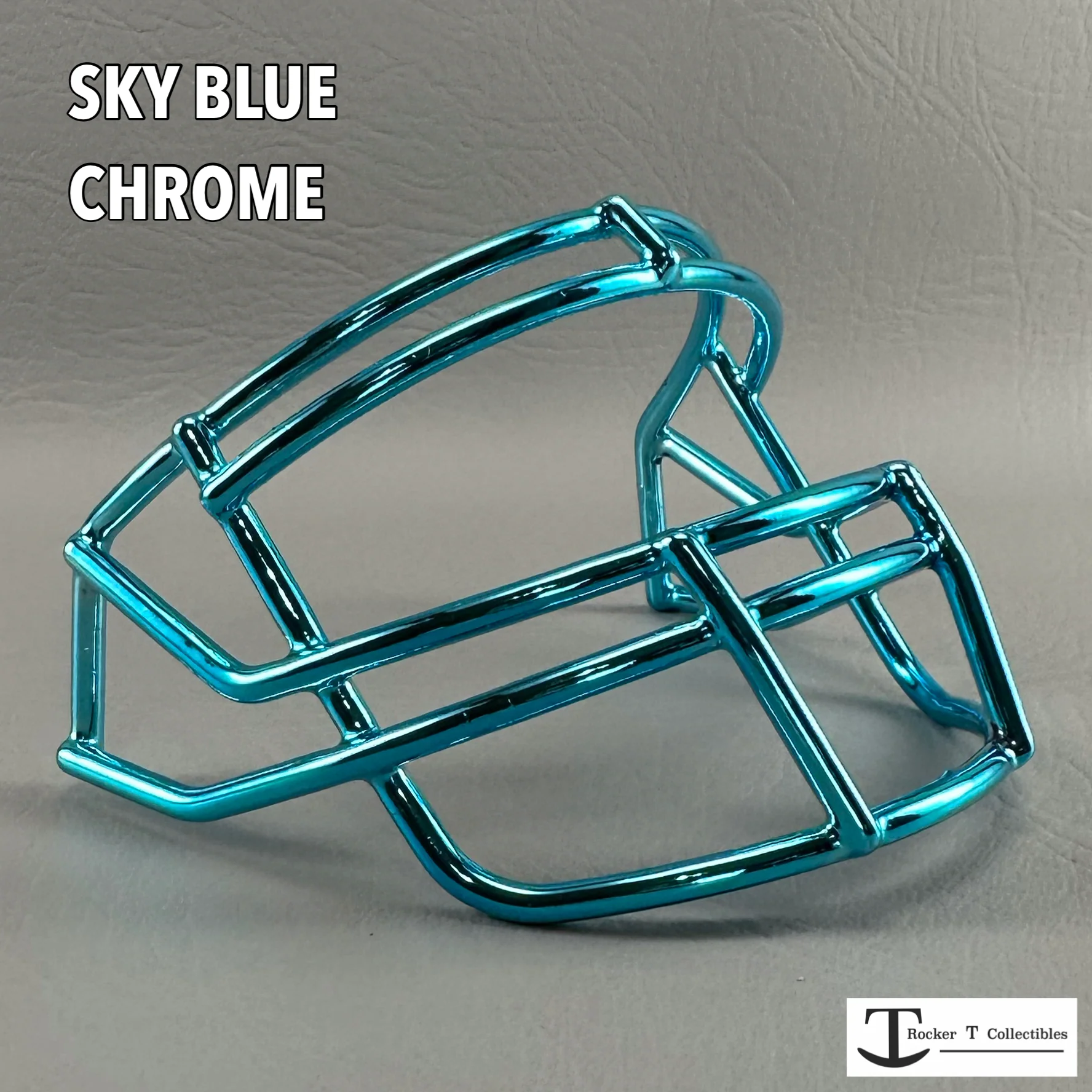 Schutt ROPO Metal Mini Helmet Facemask (Chrome Colors) - Image 4