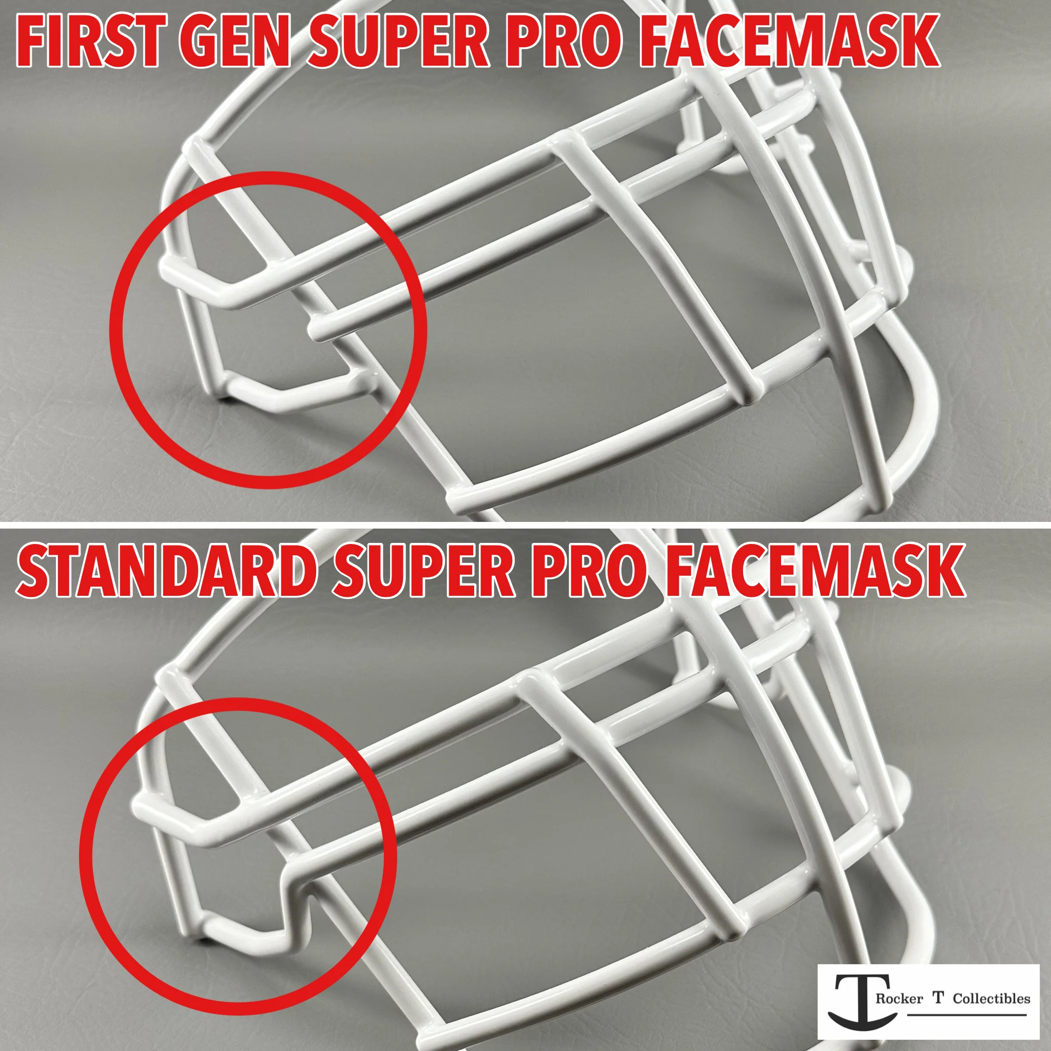 Schutt Super Pro "First Gen" ROPO-UB-DW Full Size Facemask - Image 3